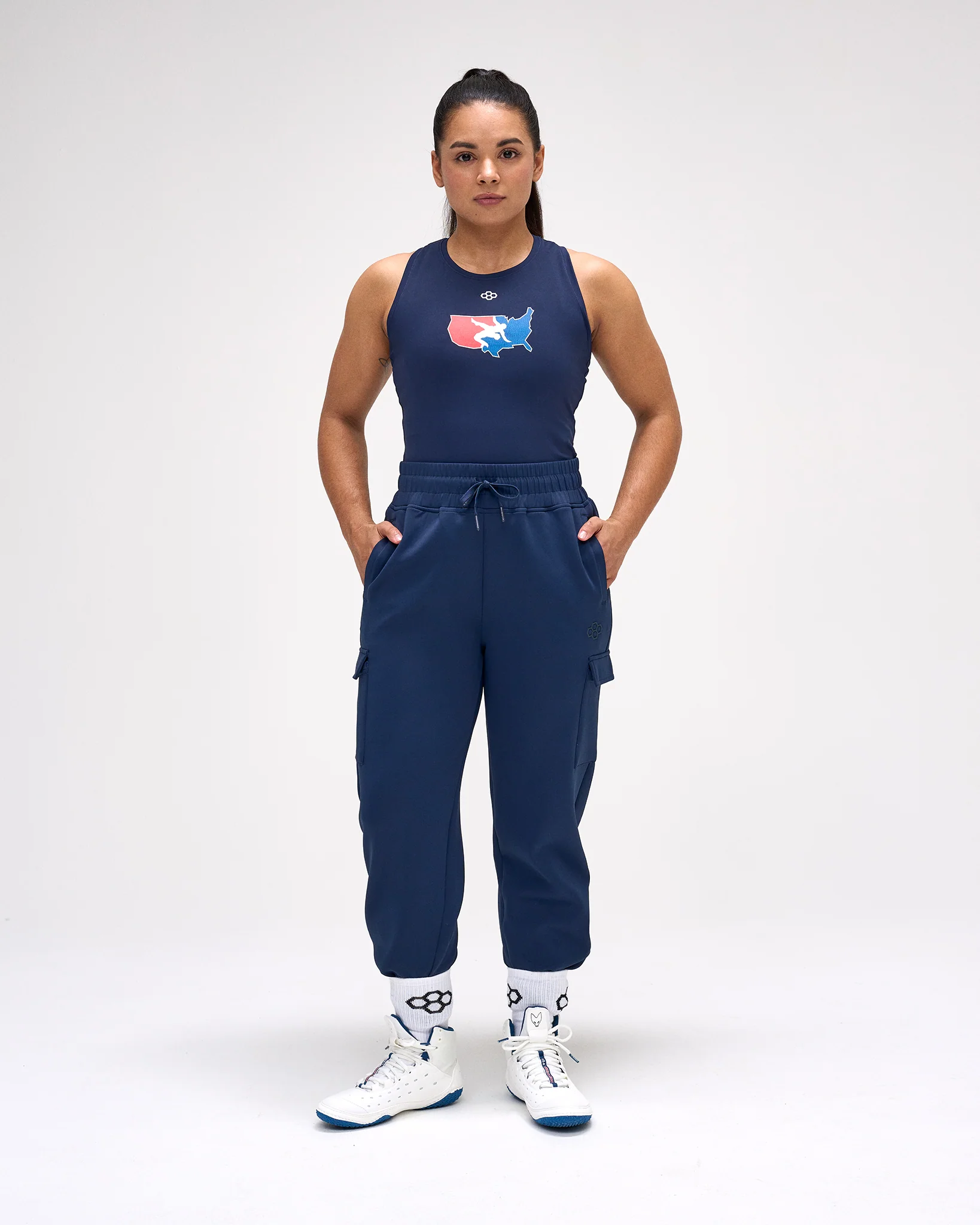 RUDIS COOL-FEEL Women's Jogger - Navy - Image 3