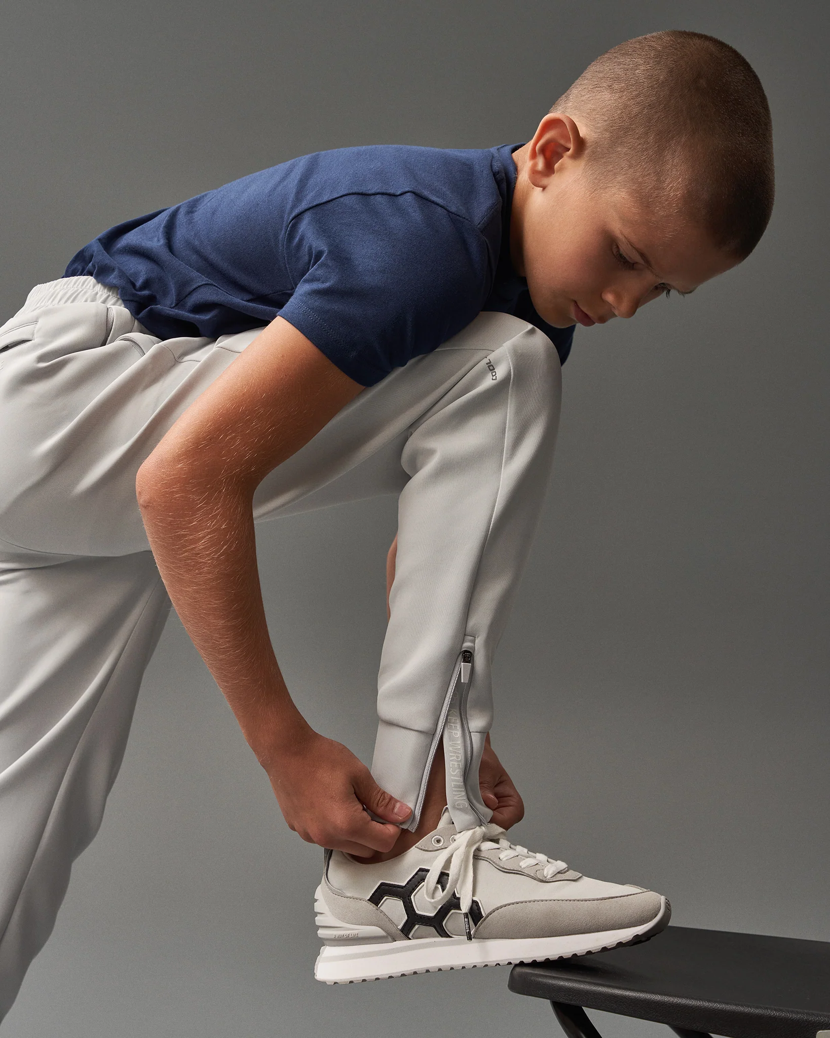 RUDIS COOL-FEEL Youth Jogger - Lunar Gray - Image 2