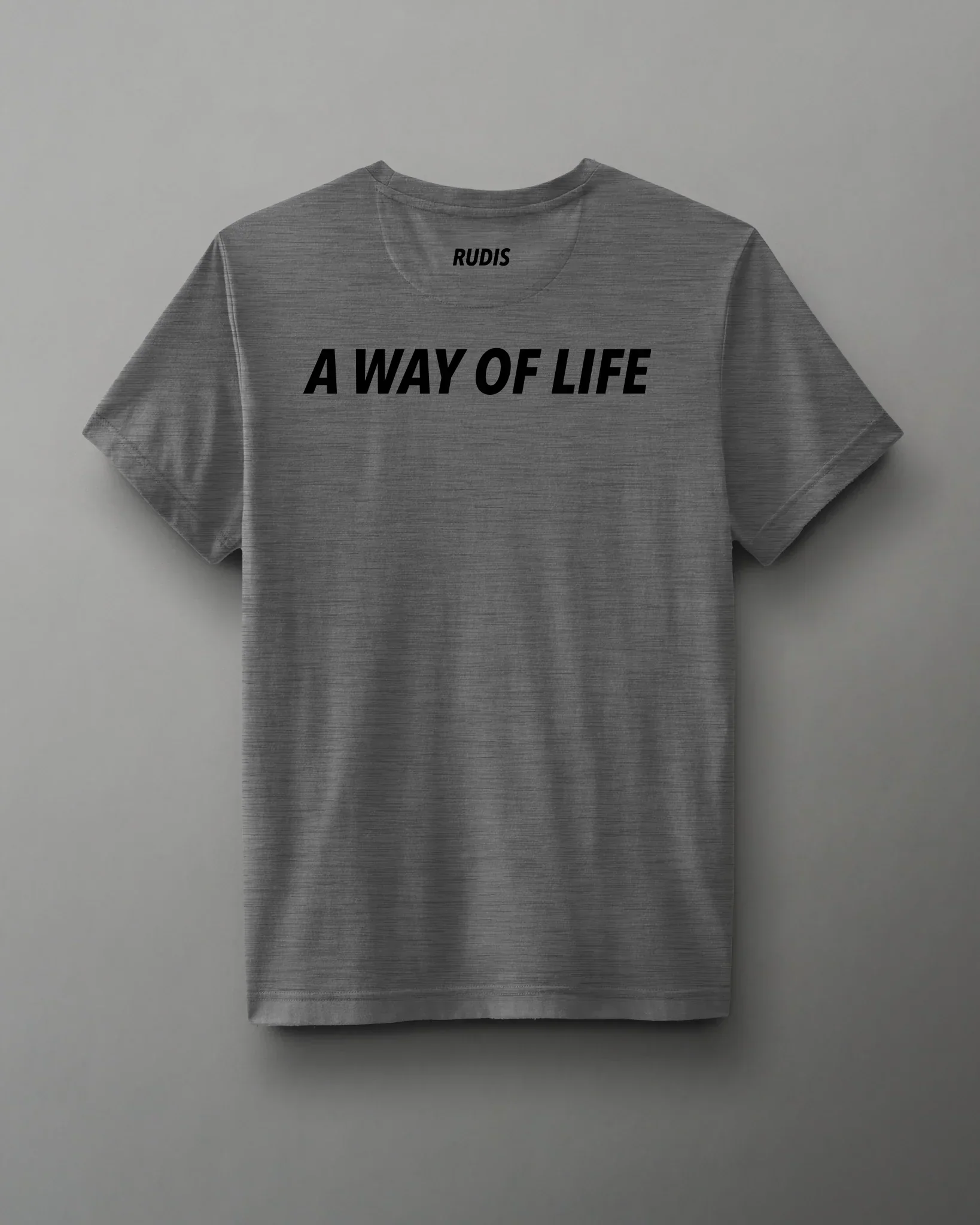RUDIS Elite Super Soft T-Shirt - Heather Charcoal - Image 3