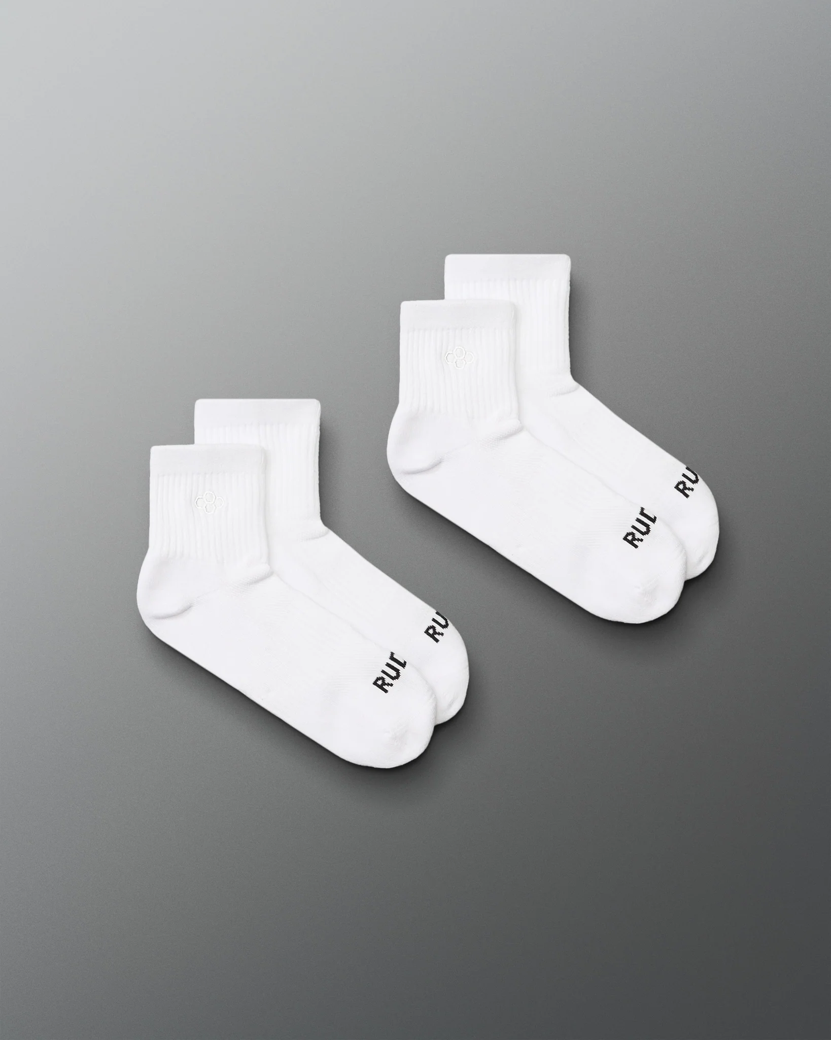 RUDIS Essential Hex Cushion Quarter Socks (2 Pair) - Image 2