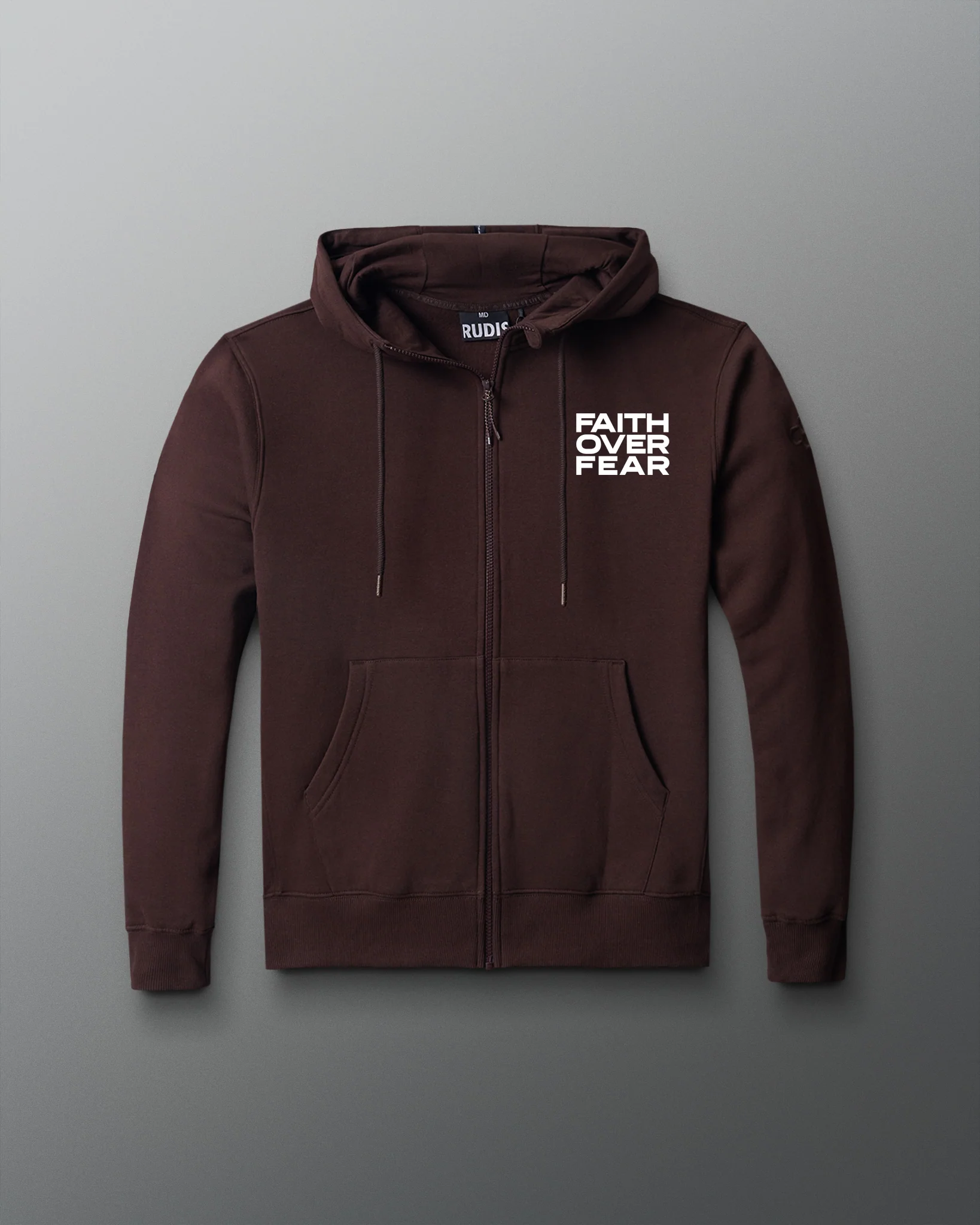 RUDIS Faith Over Fear Comfort Fleece Full Zip - Image 3