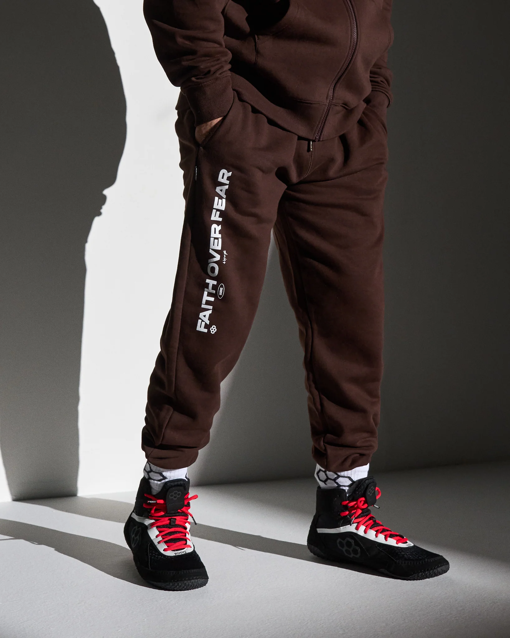 RUDIS Faith Over Fear Comfort Fleece Sweatpants - Image 4