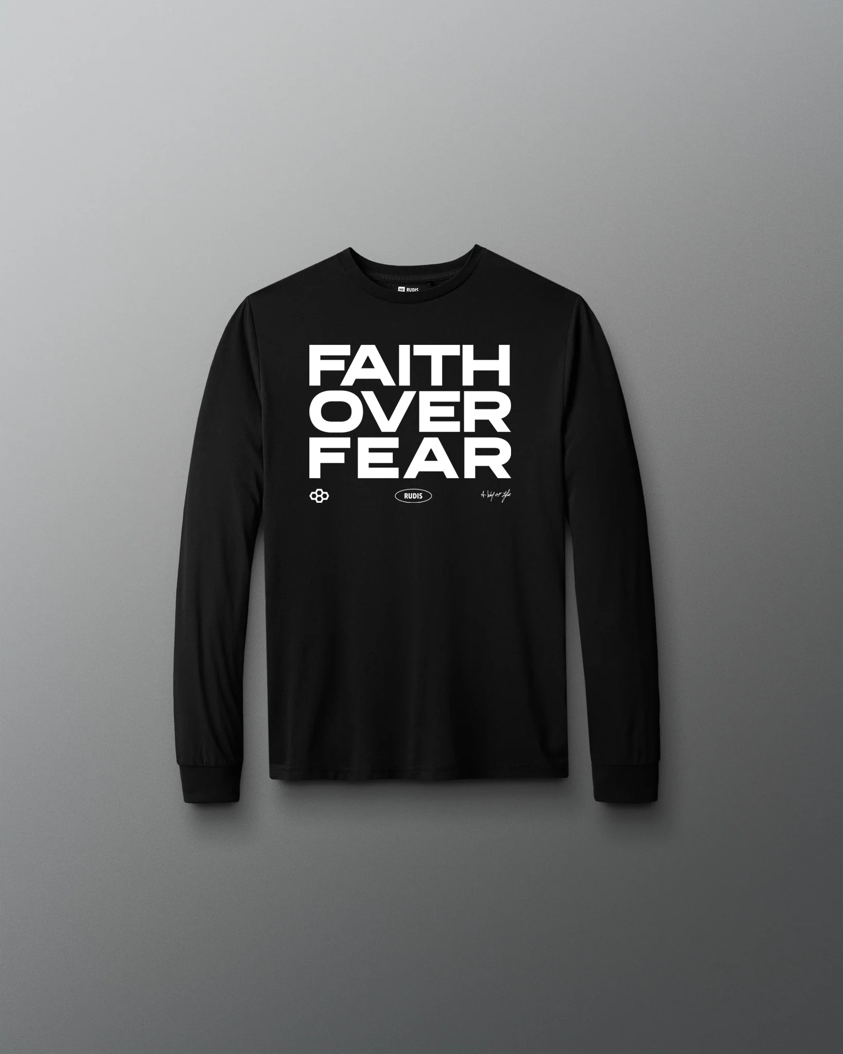 RUDIS Faith Over Fear Youth Elite Super Soft Long Sleeve