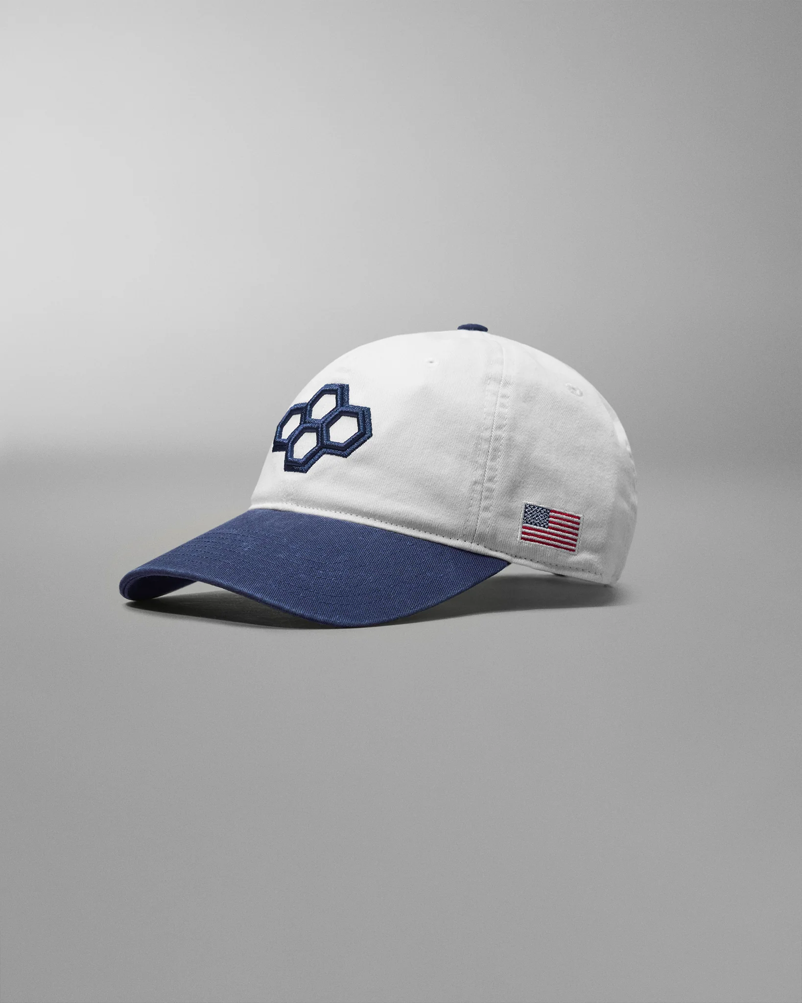 RUDIS Freestyle Unstructured Hat - White/Navy