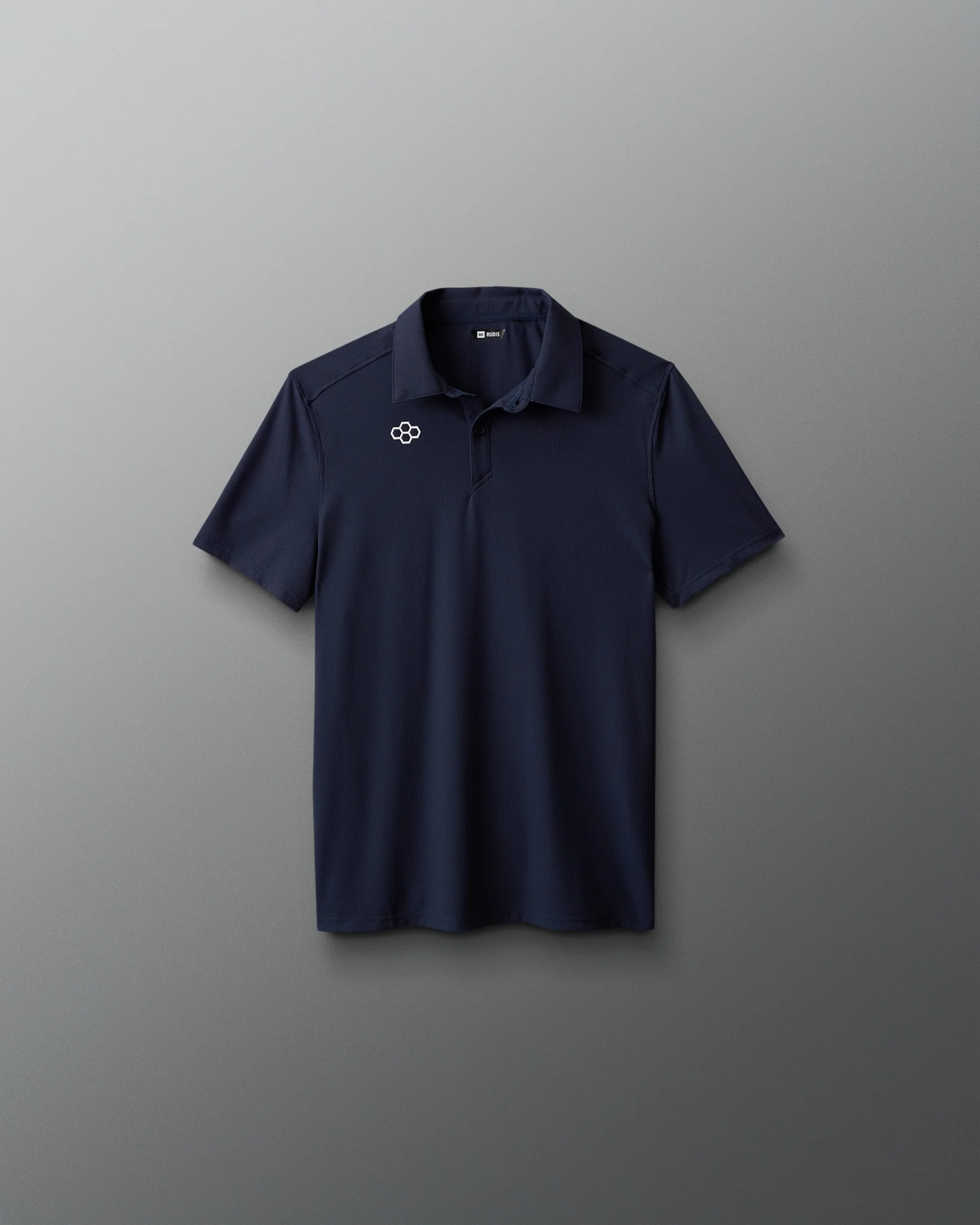 RUDIS Go-To Hex Youth Polo - Navy