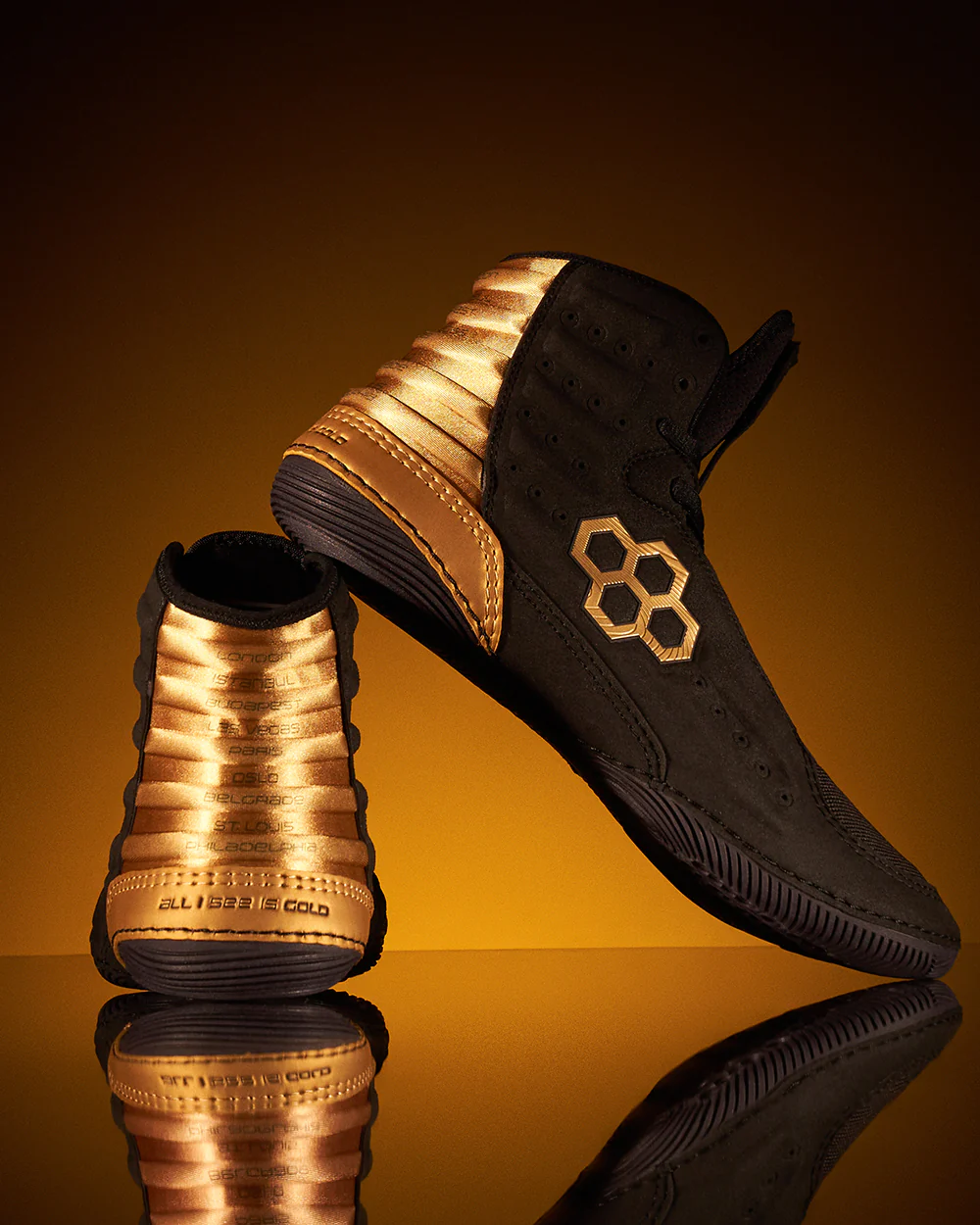 RUDIS JB Ultra Adult Wrestling Shoes - Stealth - Image 2
