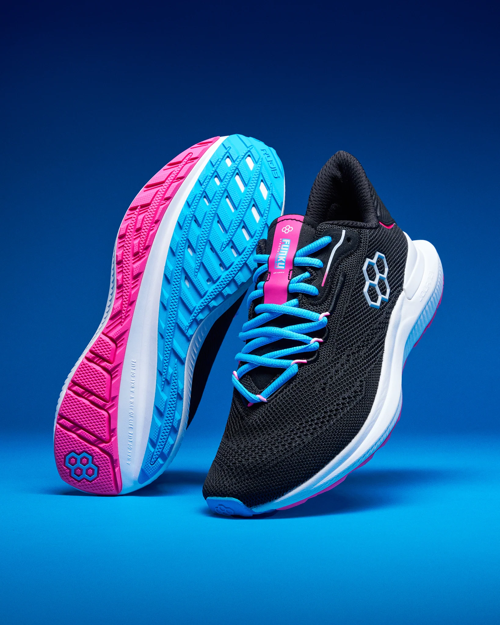 RUDIS Journey Knit Adult Training Shoes - Ben Askren Pink - Image 2