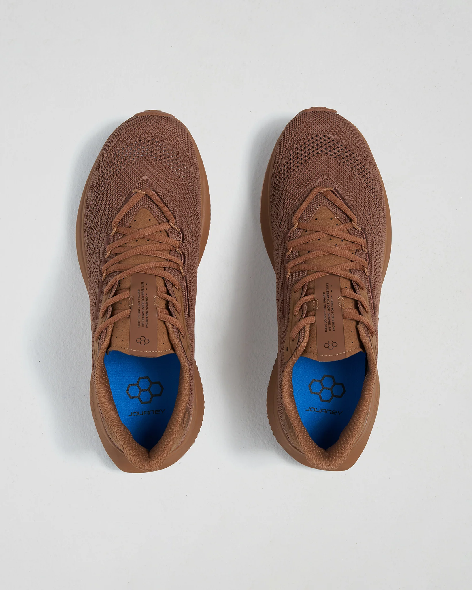 RUDIS Journey Knit Adult Training Shoes - Camel - Image 6