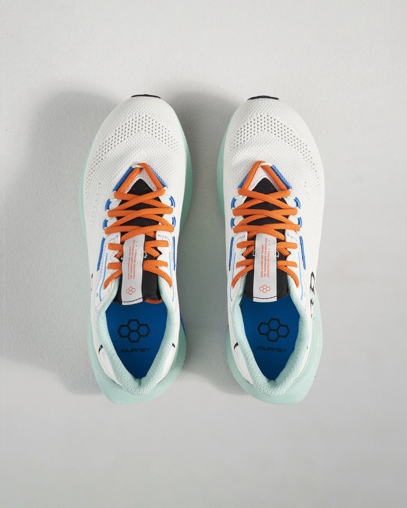RUDIS Journey Knit Adult Training Shoes - Coastal Blue - Image 5