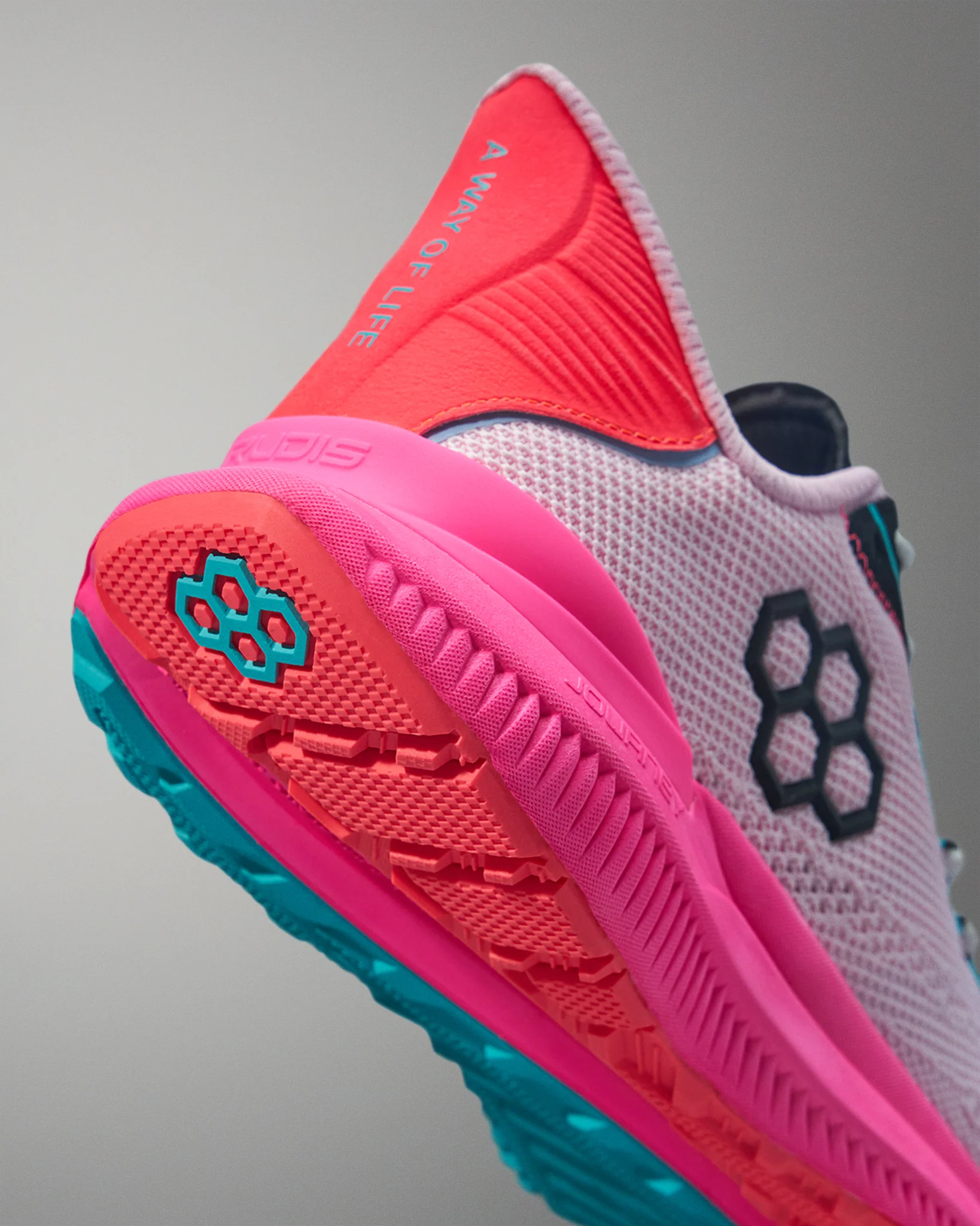 RUDIS Journey Knit Adult Training Shoes - Electric Pink - Image 6