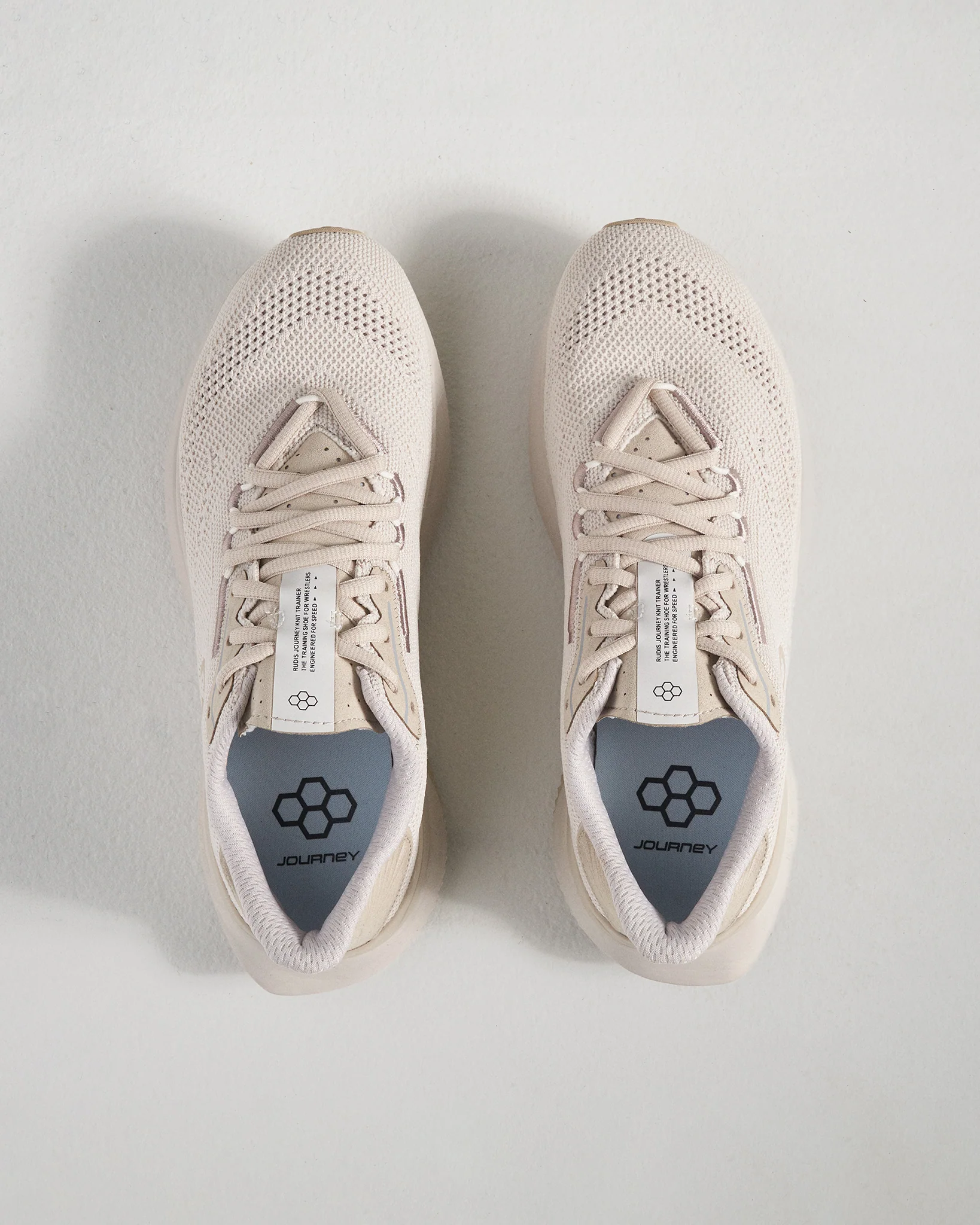 RUDIS Journey Knit Adult Training Shoes - Moonbeam - Image 5