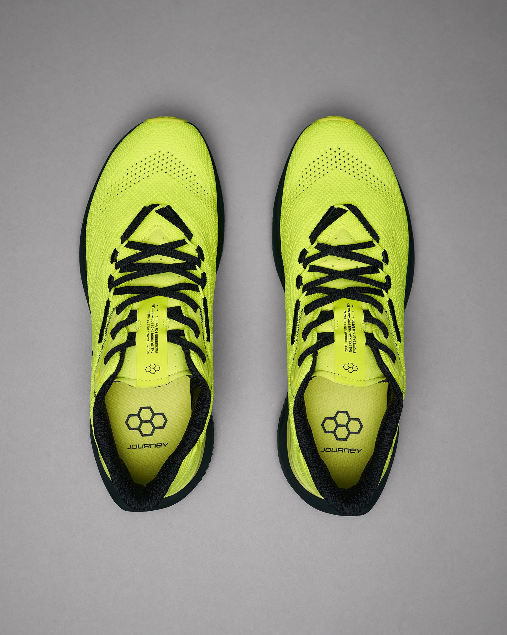 RUDIS Journey Knit Adult Training Shoes - Neon - Image 4