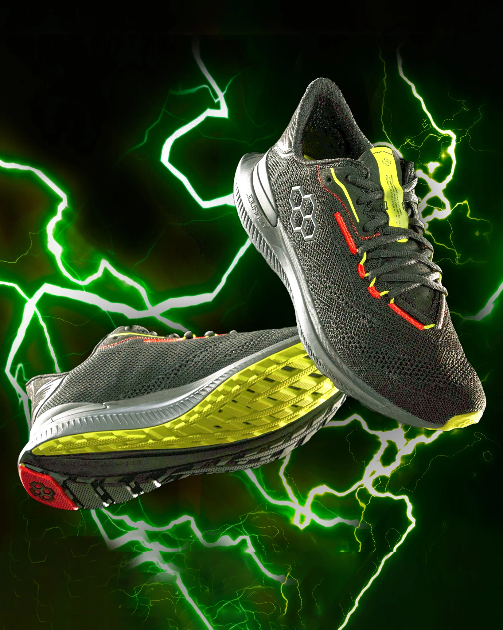RUDIS Journey Knit Adult Training Shoes - Volt - Image 2