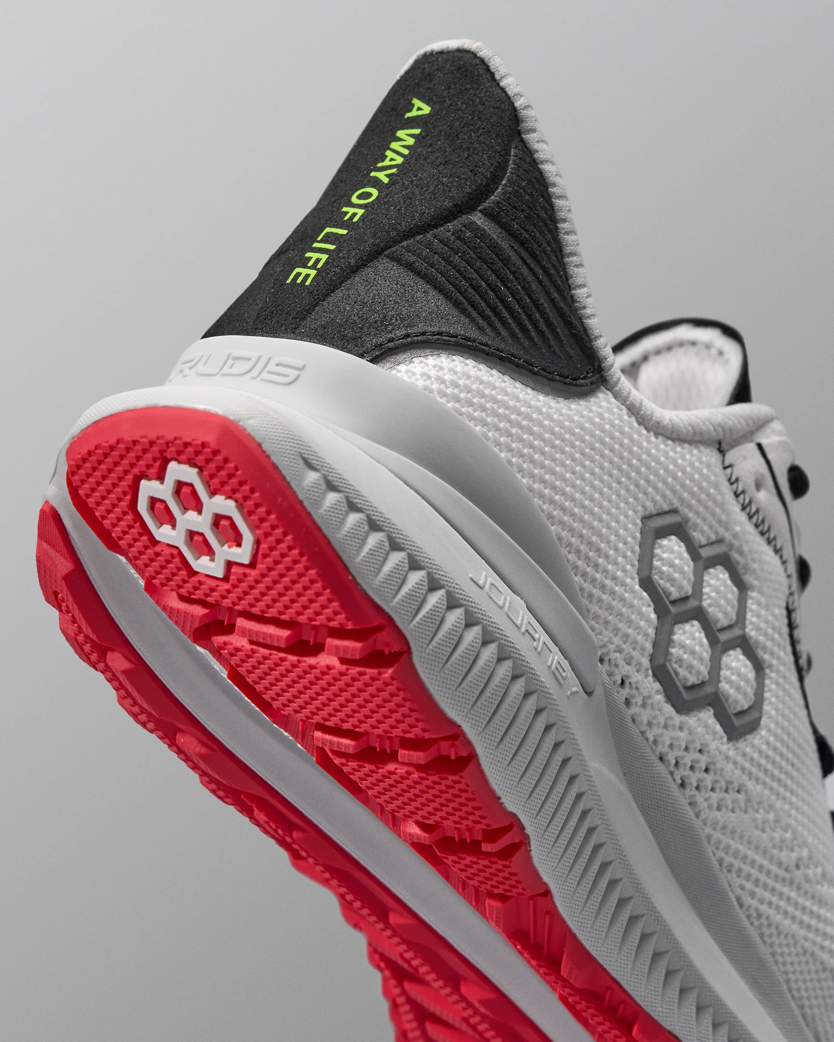RUDIS Journey Knit Adult Training Shoes - White Hot - Image 6