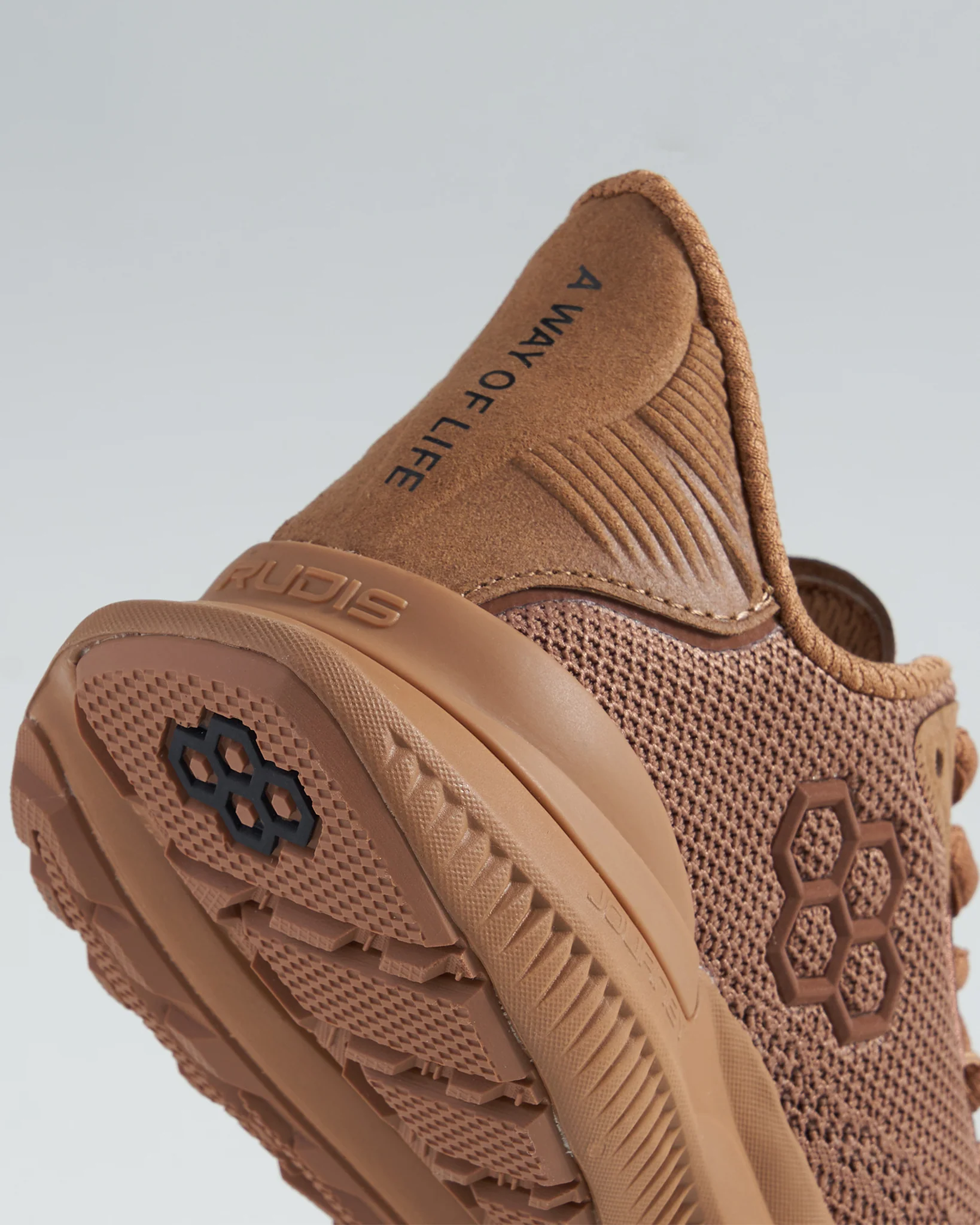 RUDIS Journey Knit Youth Training Shoes - Camel - Image 7