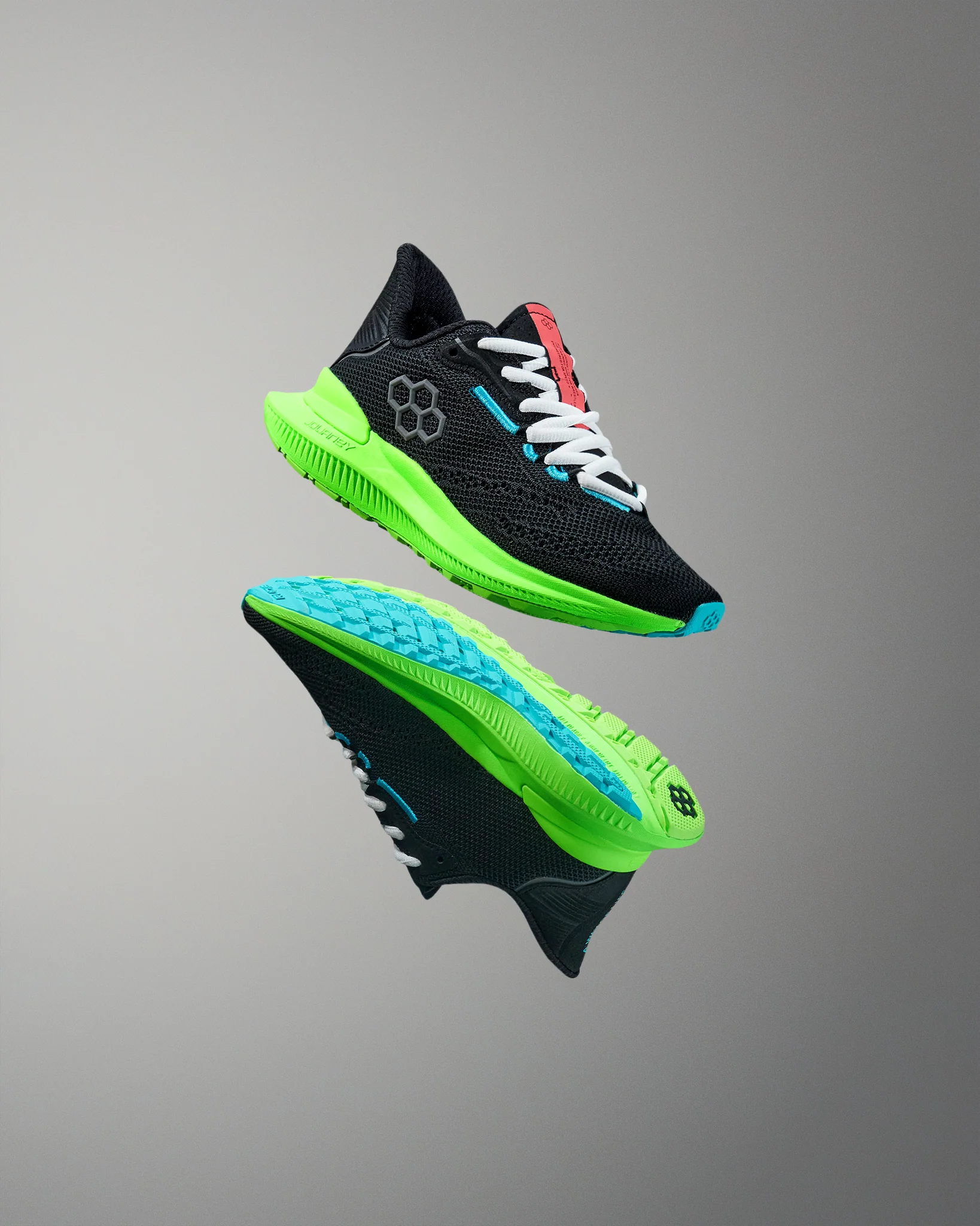 RUDIS Journey Knit Youth Training Shoes - Electric Green