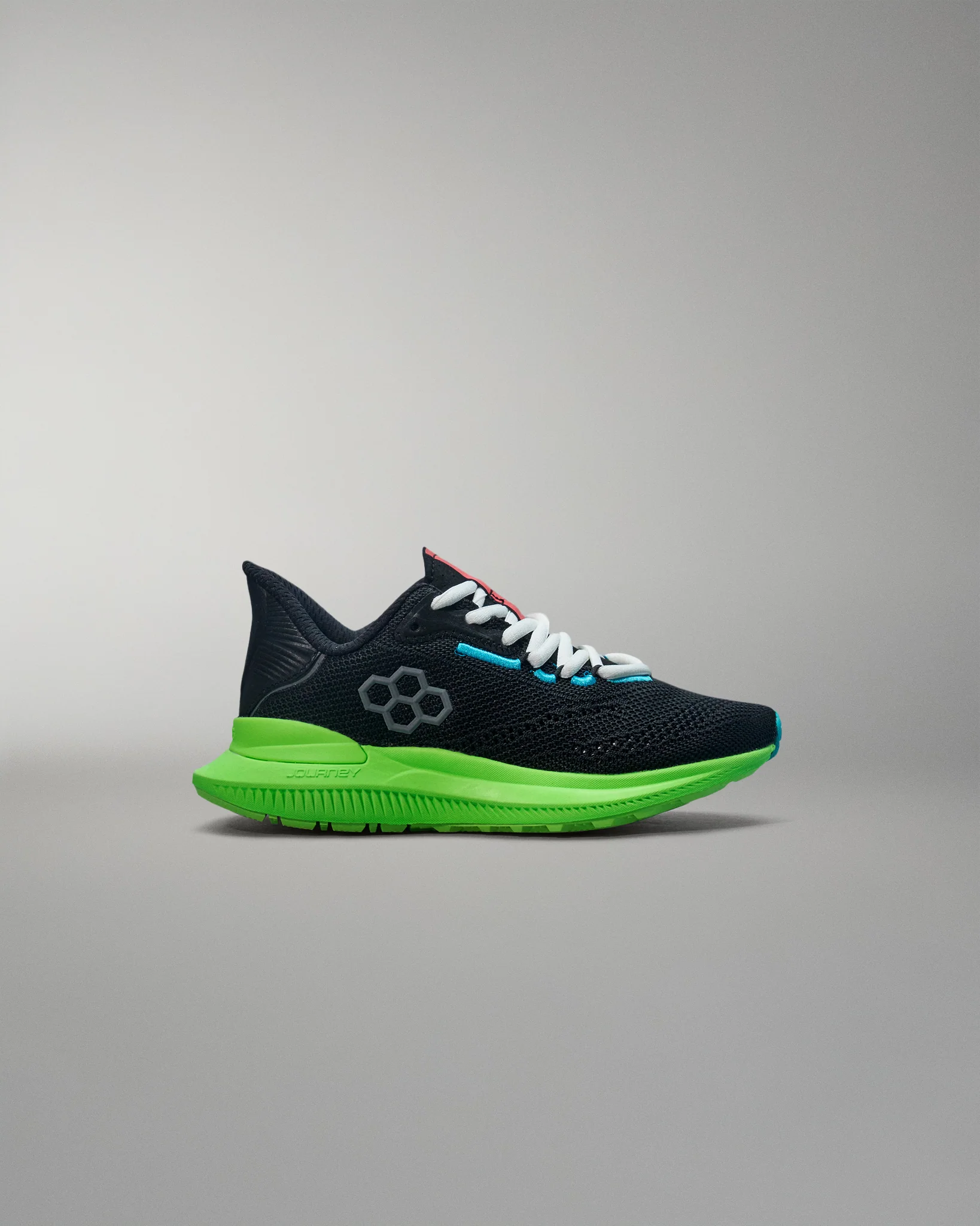 RUDIS Journey Knit Youth Training Shoes - Electric Green - Image 3