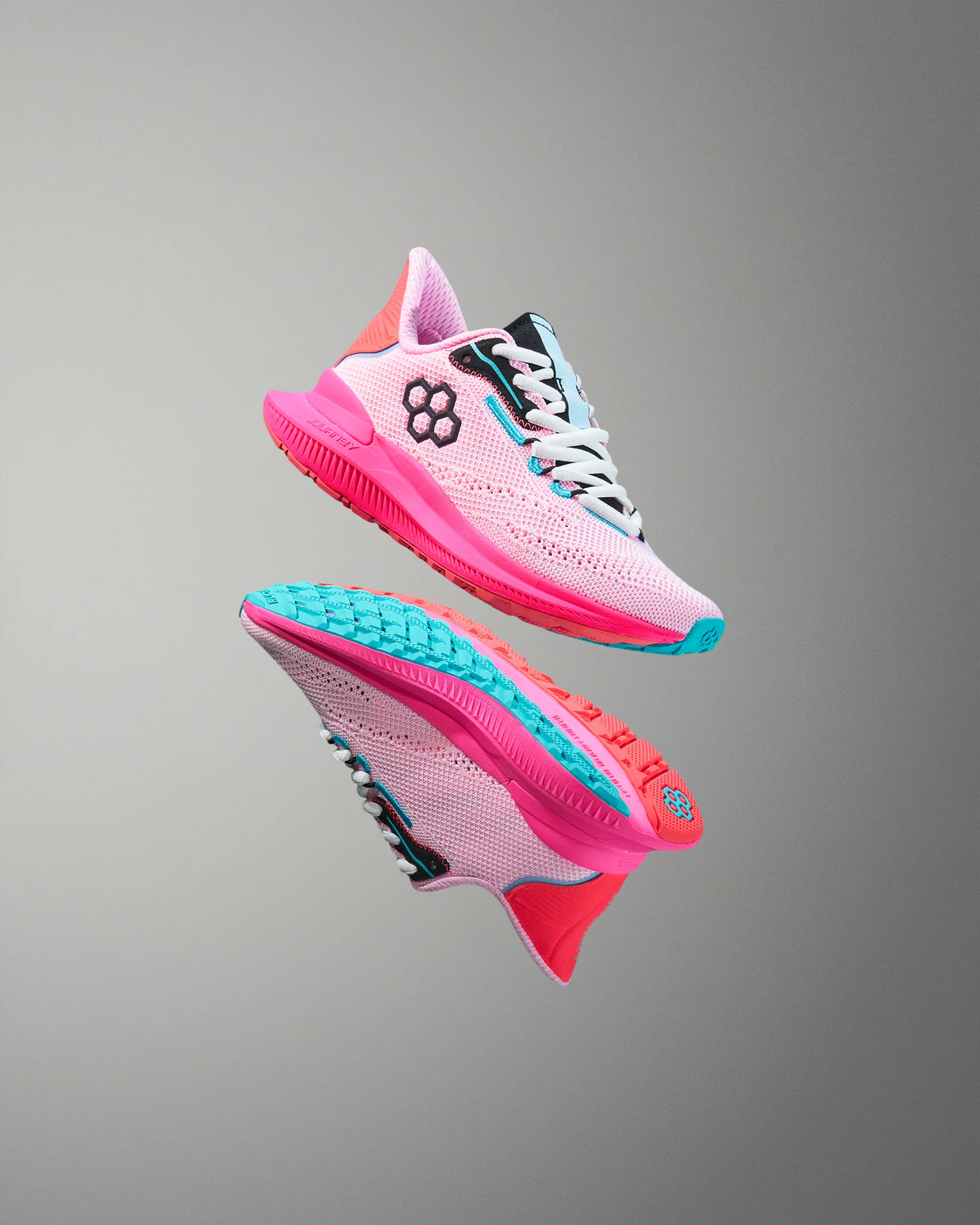 RUDIS Journey Knit Youth Training Shoes - Electric Pink
