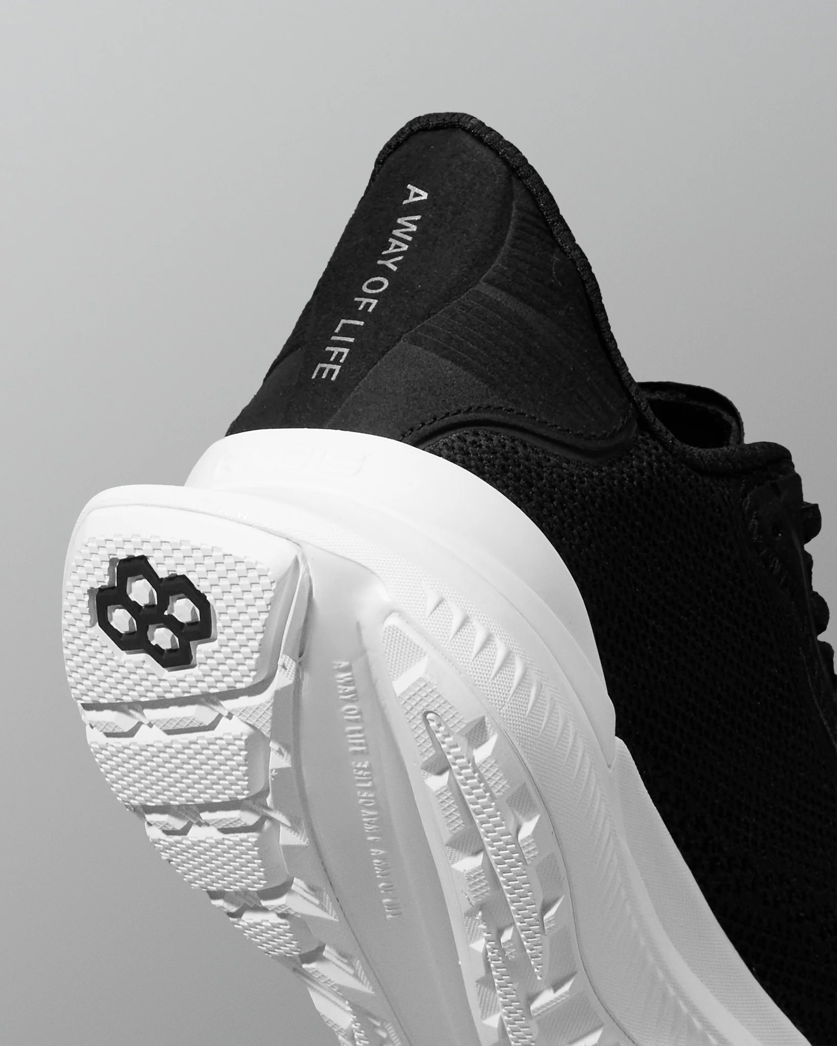 RUDIS Journey Knit Youth Training Shoes - Midnight White - Image 5