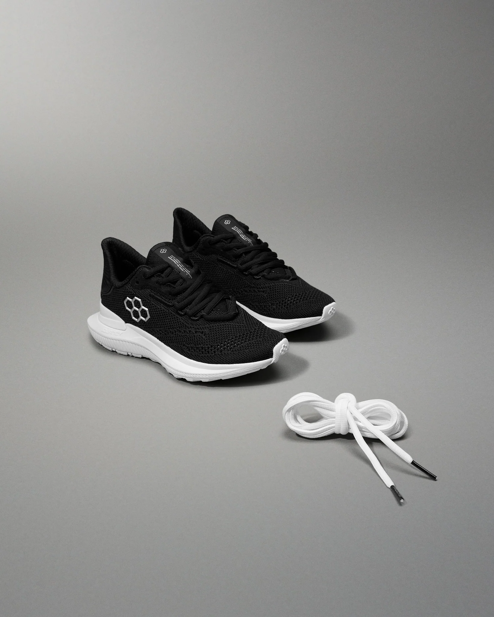 RUDIS Journey Knit Youth Training Shoes - Midnight White - Image 6