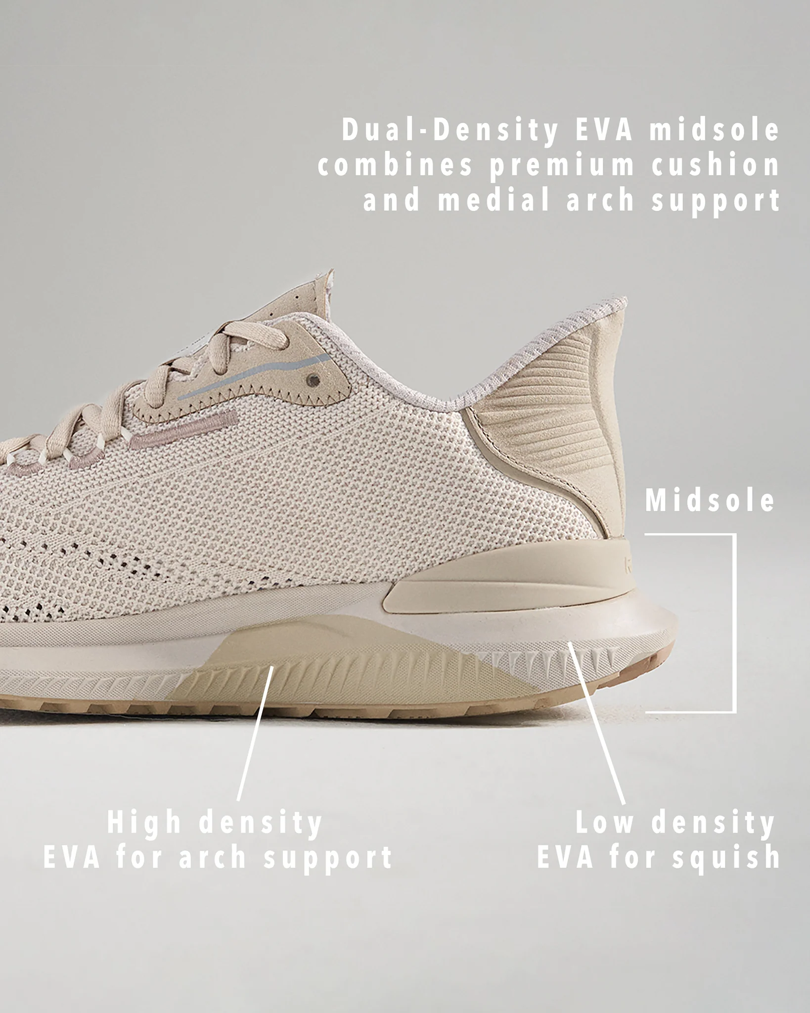 RUDIS Journey Knit Youth Training Shoes - Moonbeam - Image 8