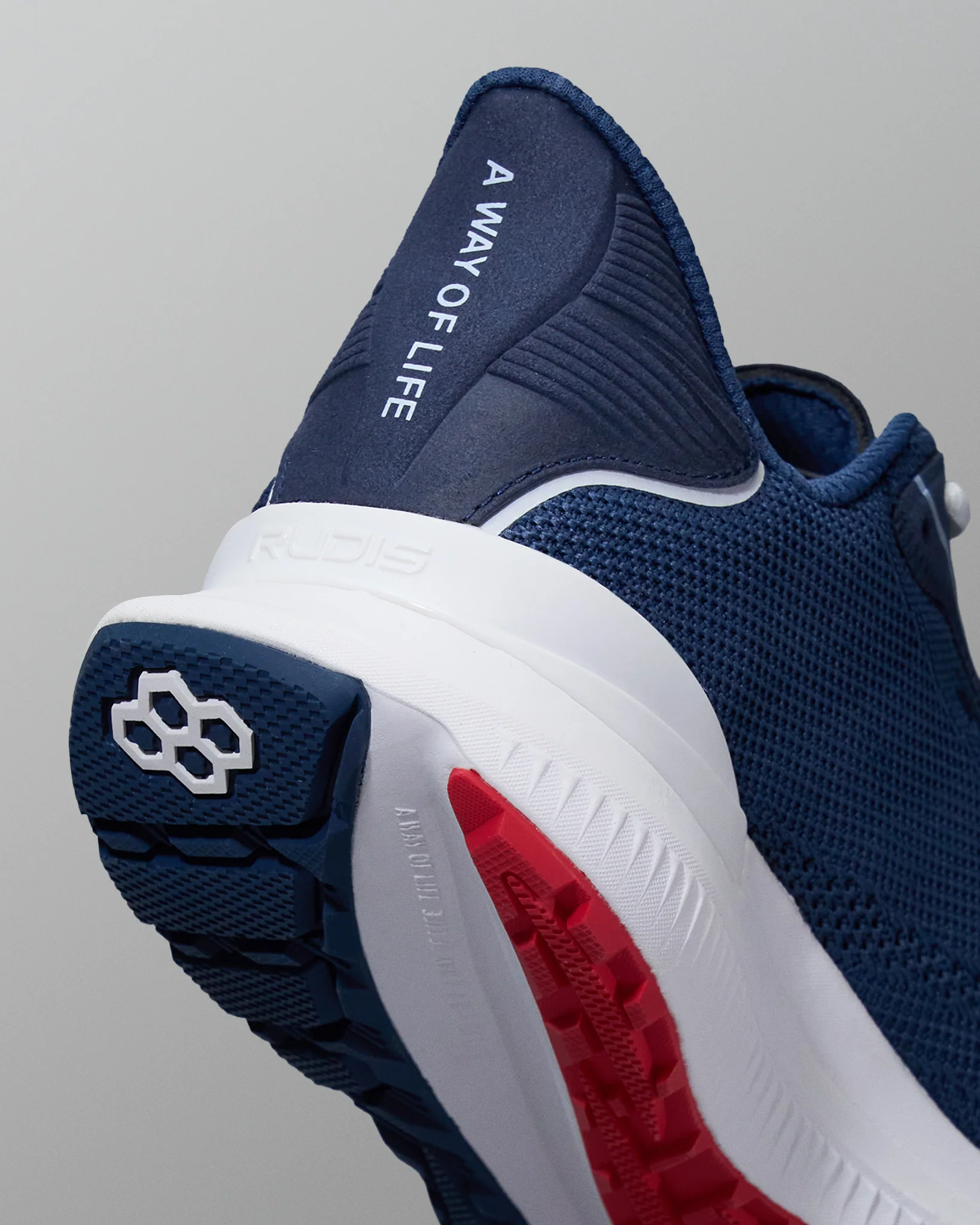 RUDIS Journey Knit Youth Training Shoes - Navy - Image 6
