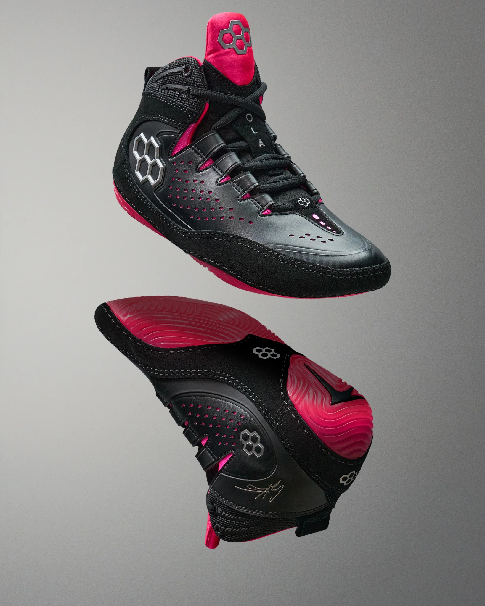 RUDIS Kolat Adult Wrestling Shoes - Volt Pink