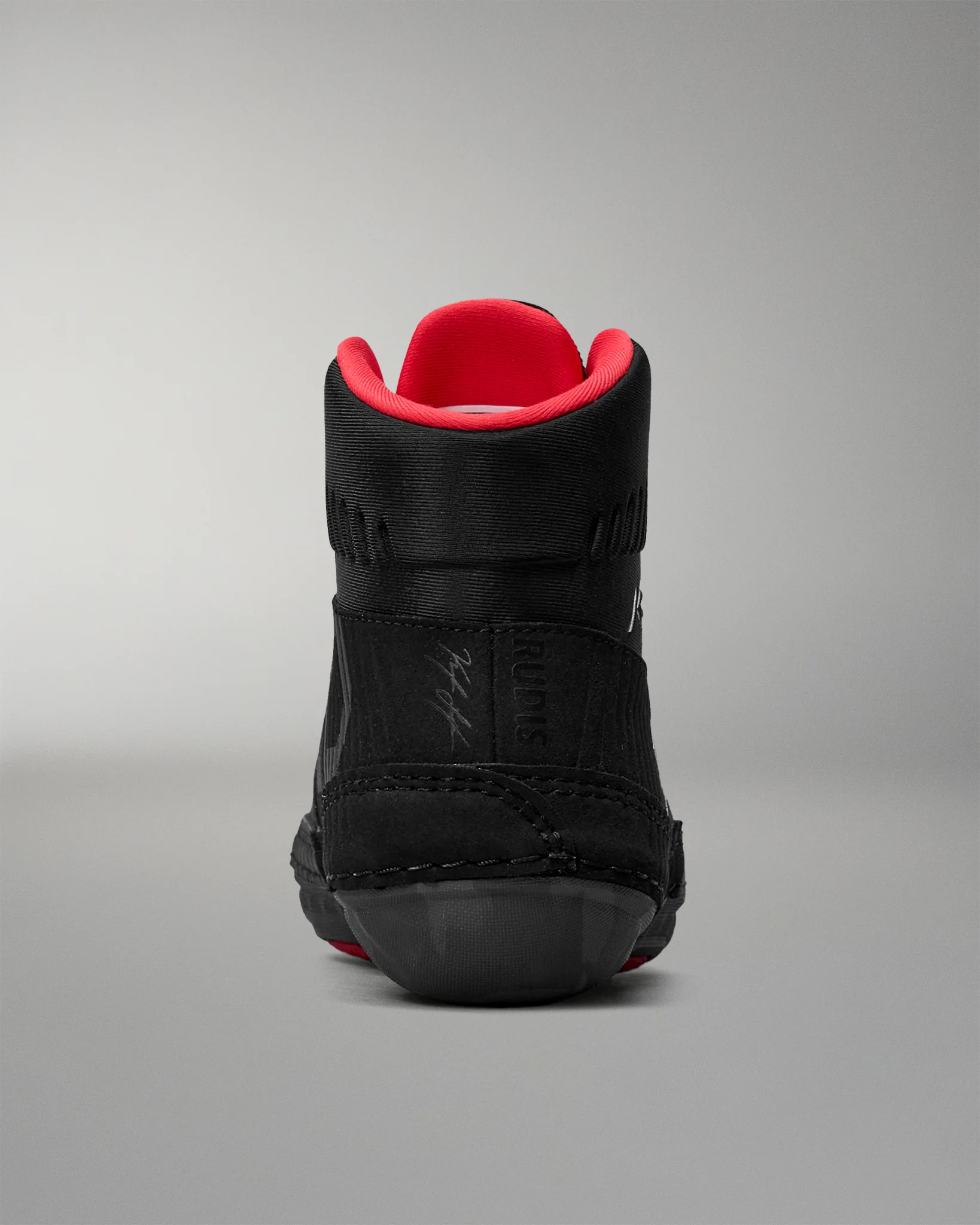 RUDIS KS Power Adult Wrestling Shoes - Black/Red - Image 6