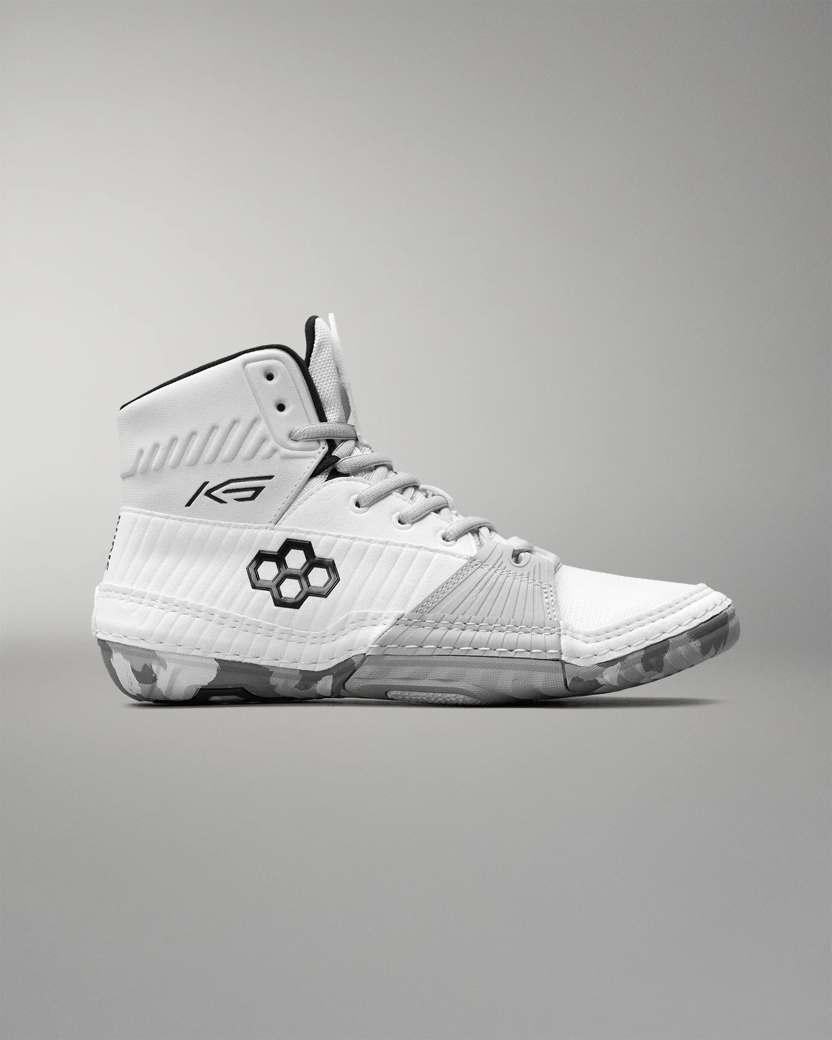 RUDIS KS Power Adult Wrestling Shoes - White/Camo - Image 3