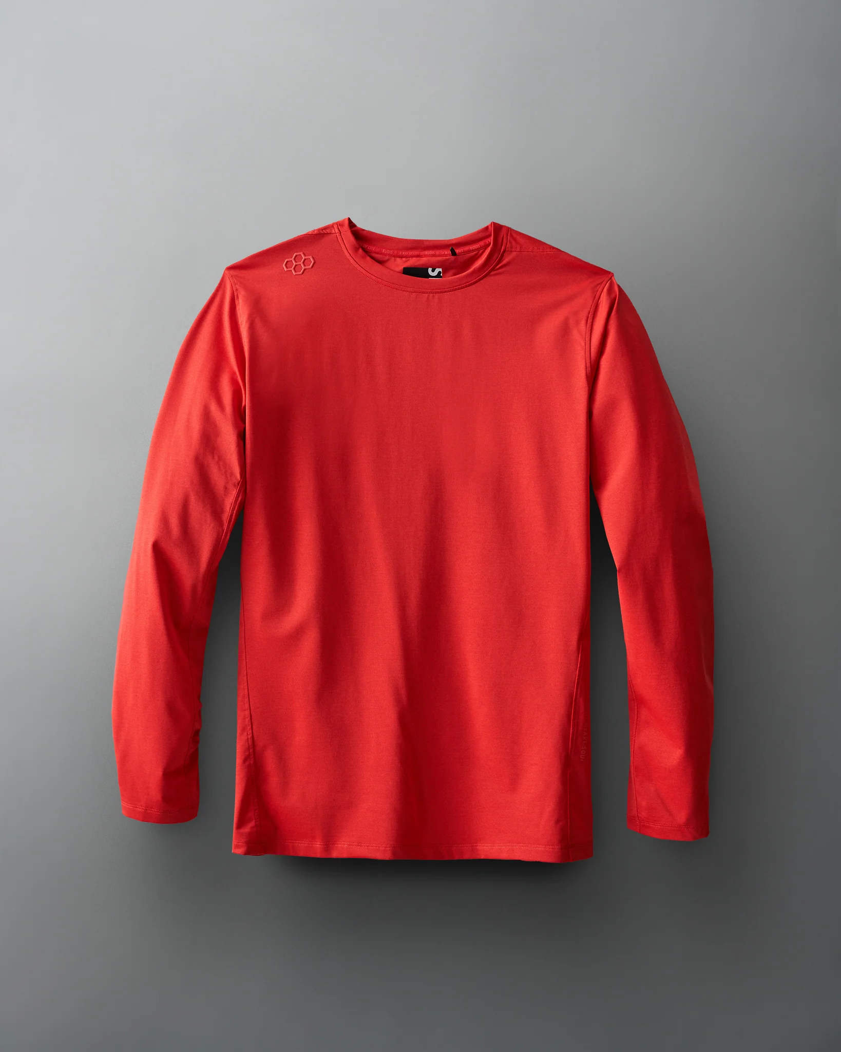 RUDIS Performance Heather Long Sleeve - Heather Red