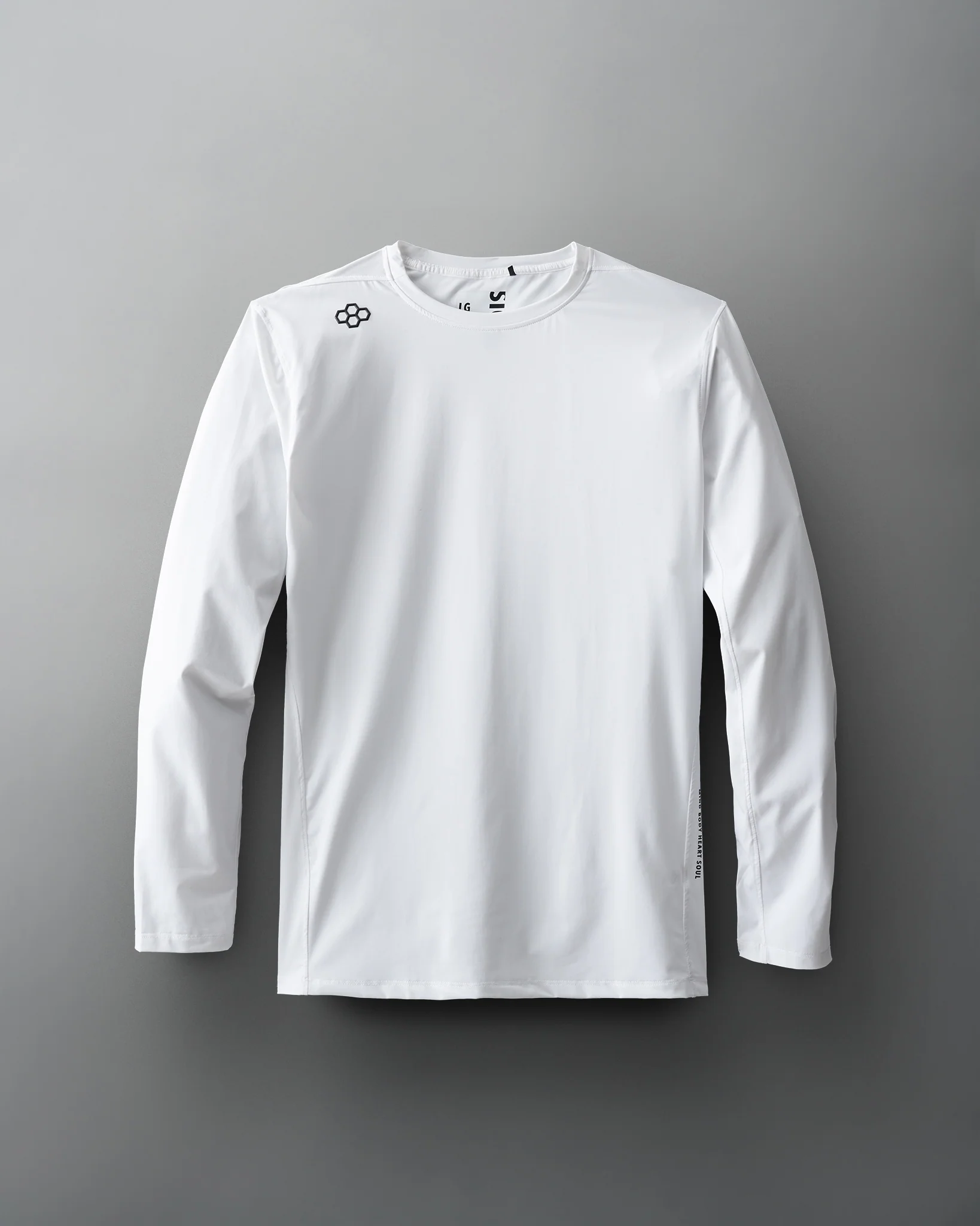 RUDIS Performance Heather Long Sleeve - Heather White