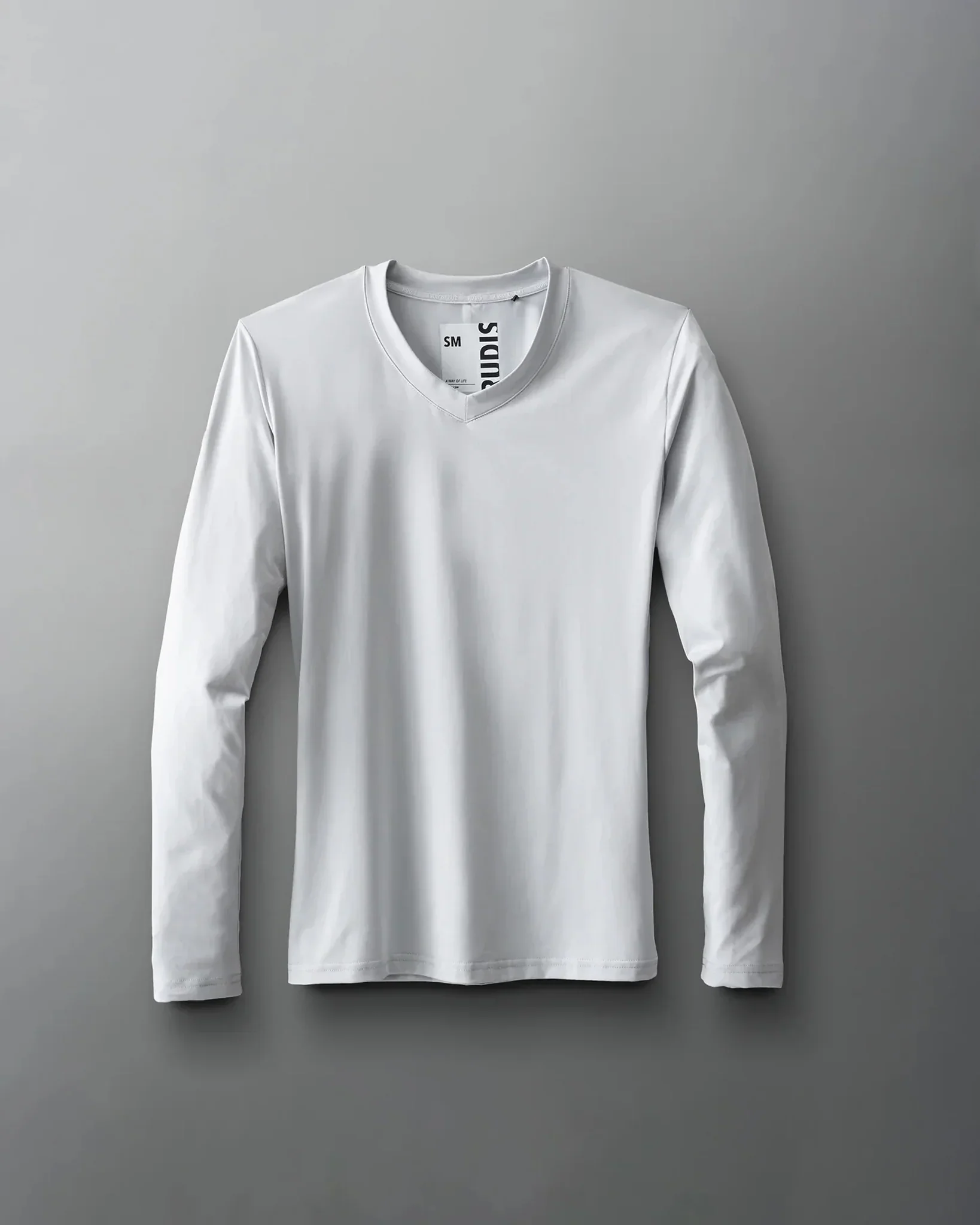 RUDIS Performance Women's V-Neck Long Sleeve - Lunar Gray - Image 2