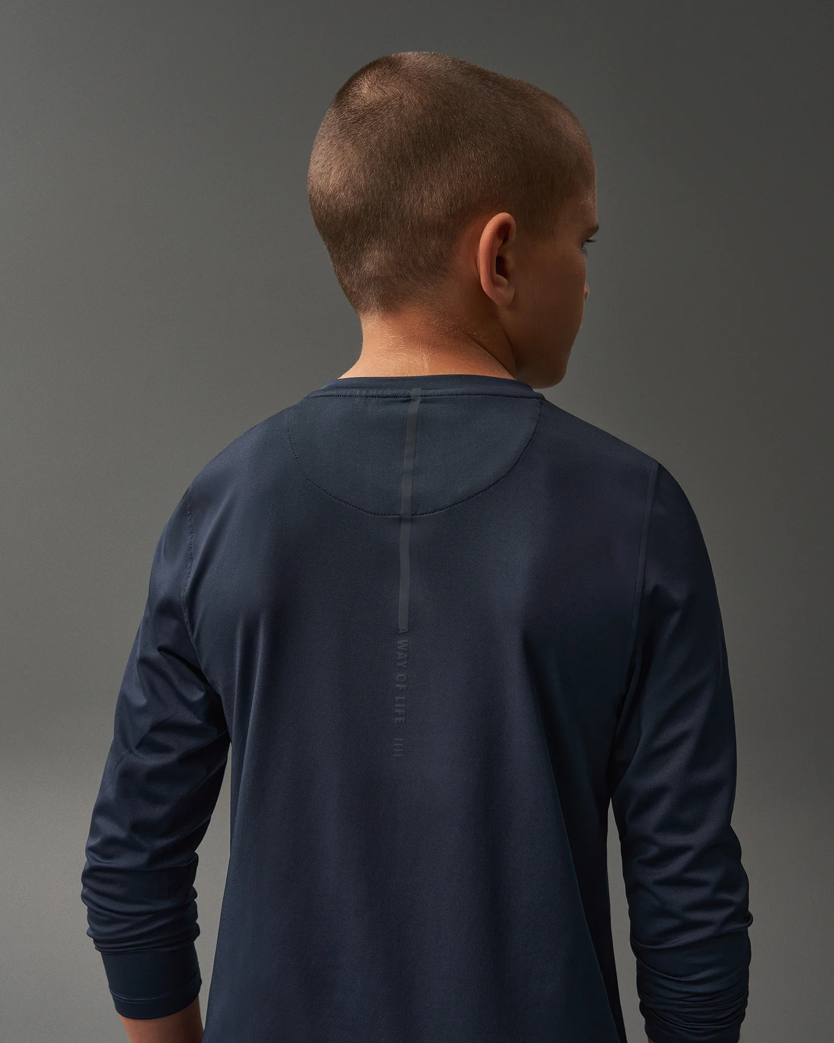 RUDIS Performance Youth Long Sleeve - Navy - Image 2