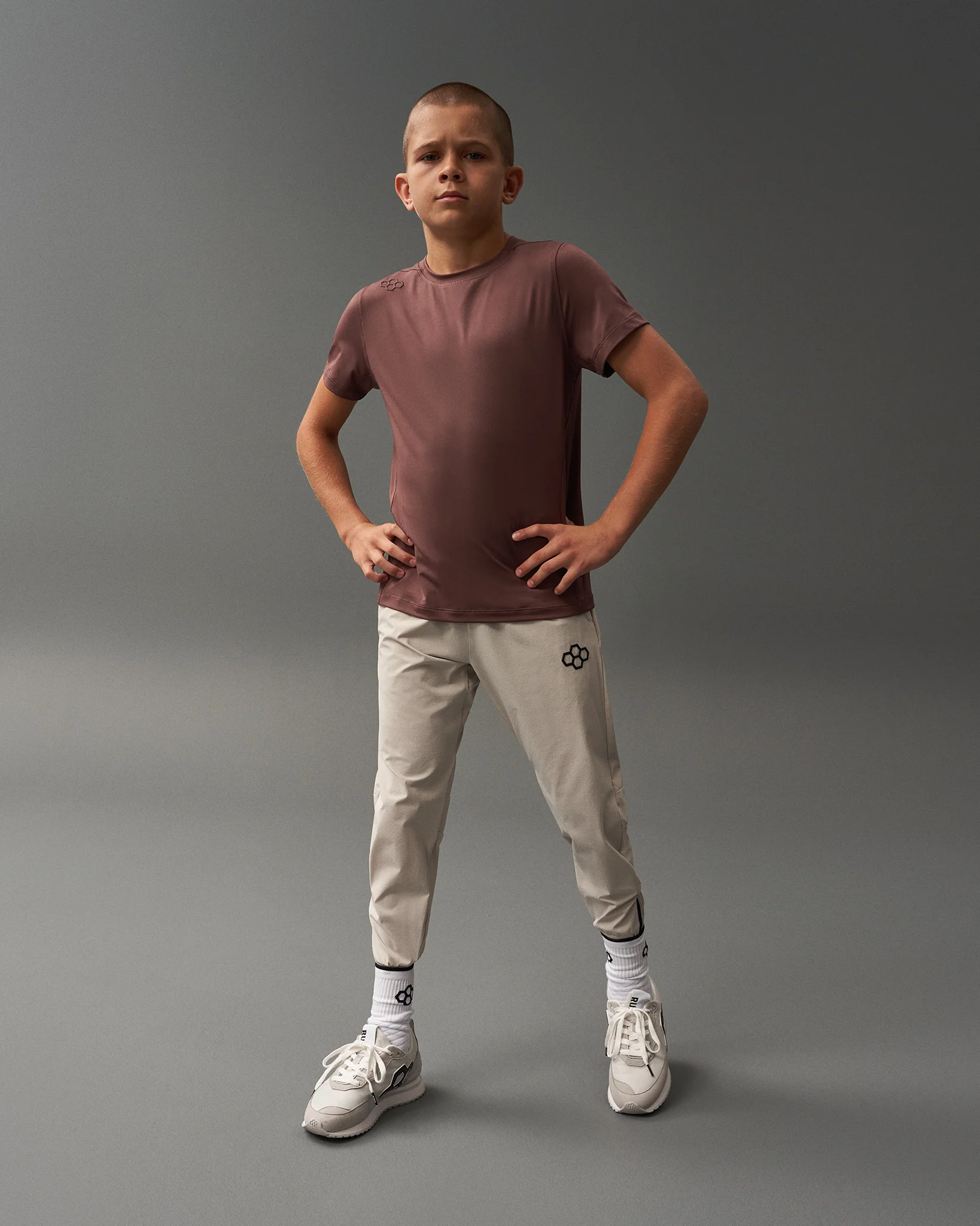 RUDIS Performance Youth T-Shirt - Dark Clay - Image 2