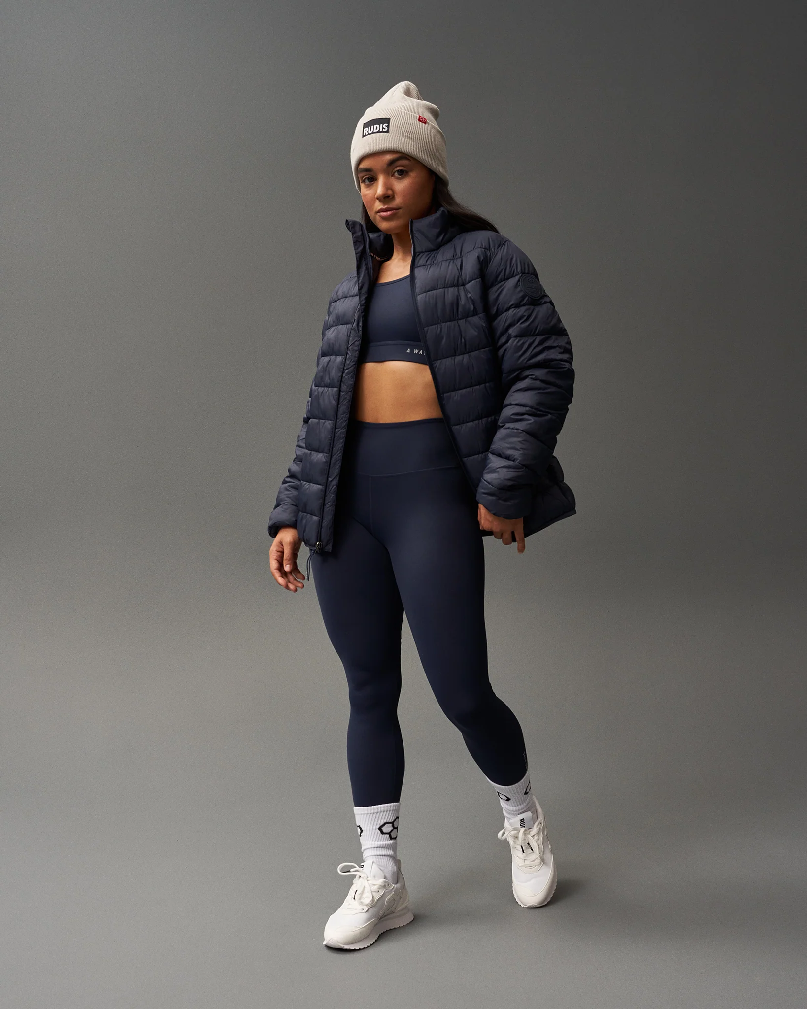 RUDIS Puffer Jacket - Navy - Image 3