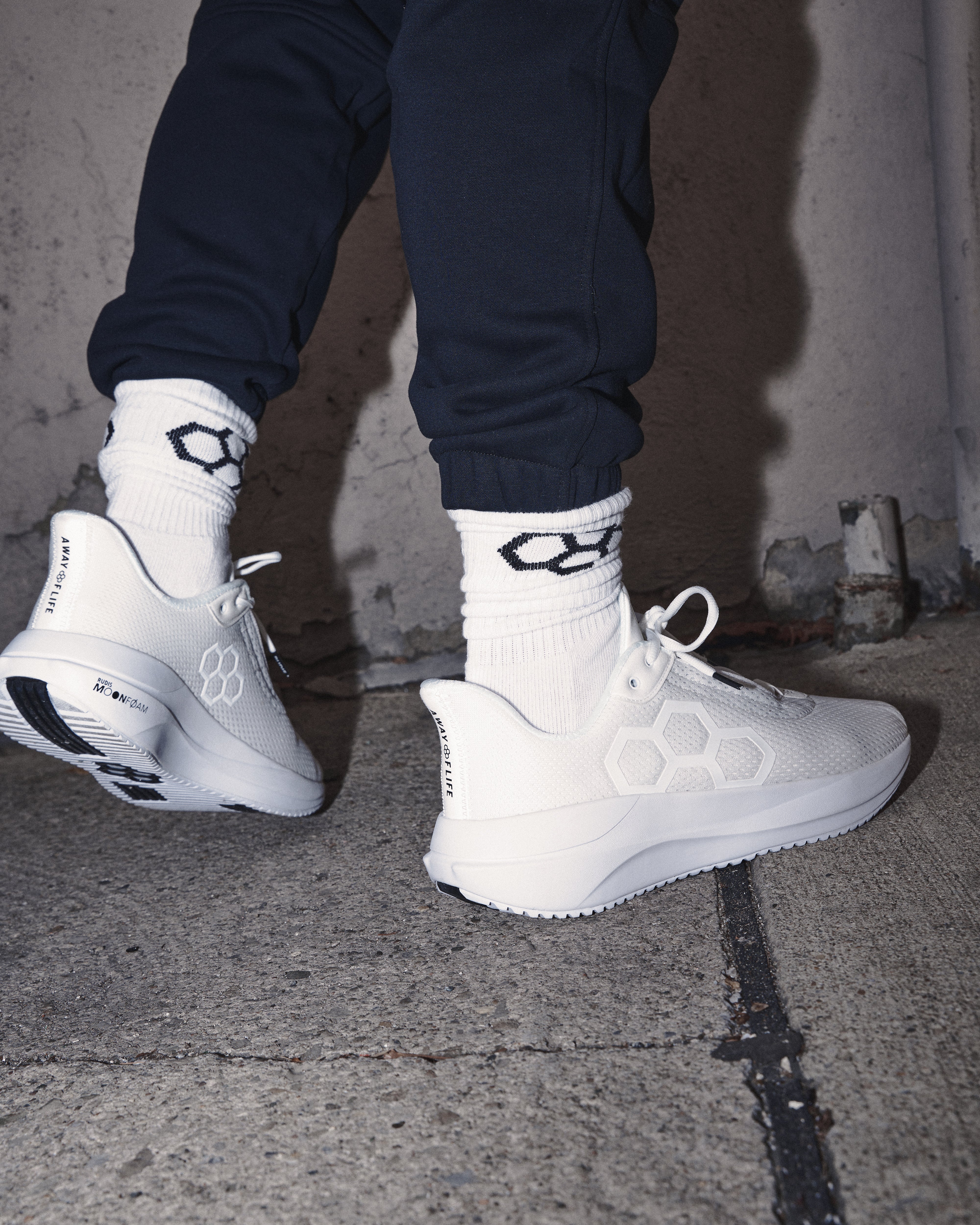 RUDIS Quest Adult Lifestyle Runner - Ranger White - Image 2