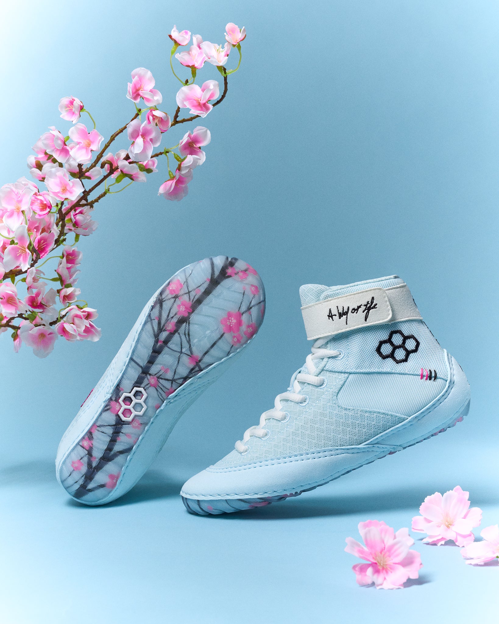 RUDIS Samurai Speed Youth Wrestling Shoes - Cherry Blossom - Image 2