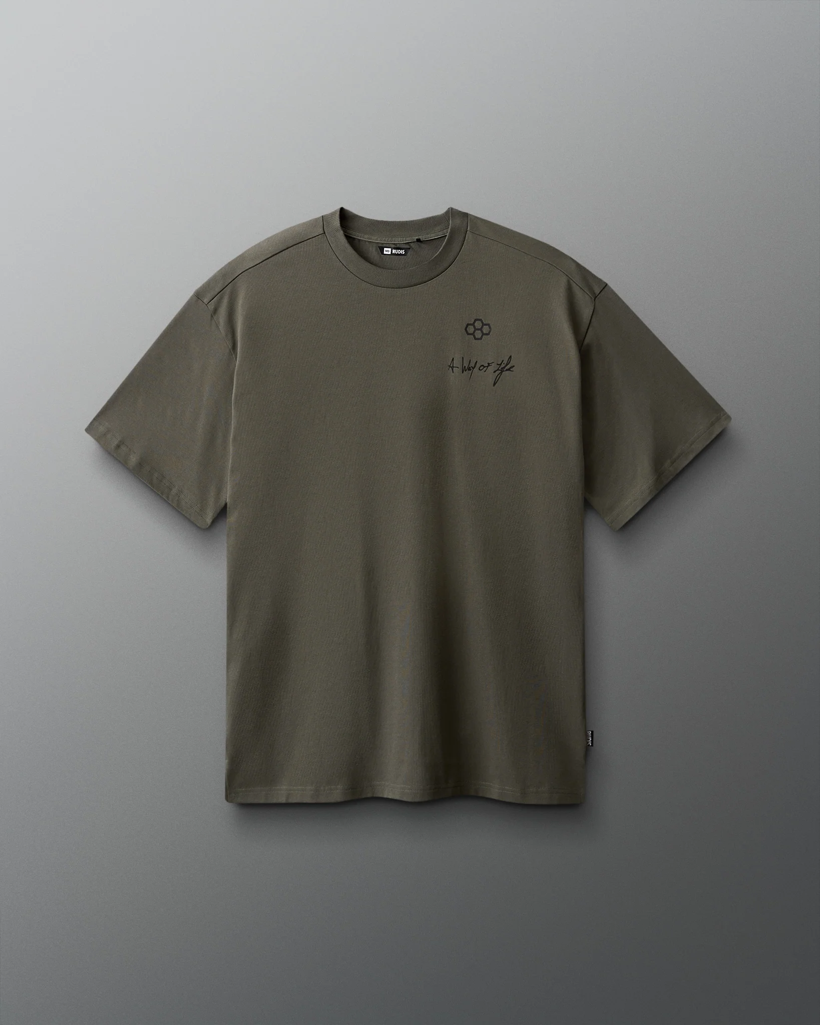 RUDIS Script Drop Shoulder T-Shirt - Image 3