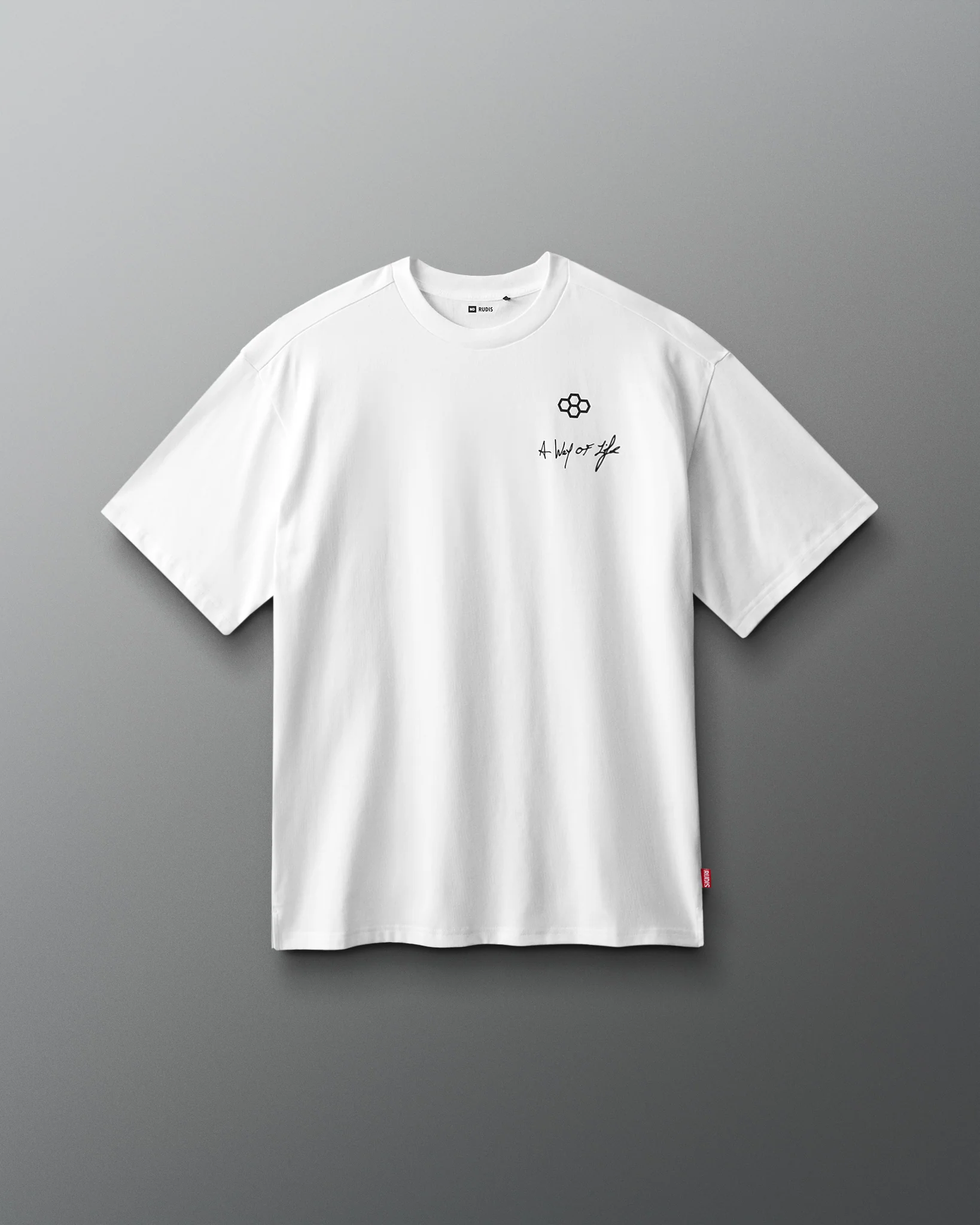 RUDIS Script Drop Shoulder T-Shirt - Image 5