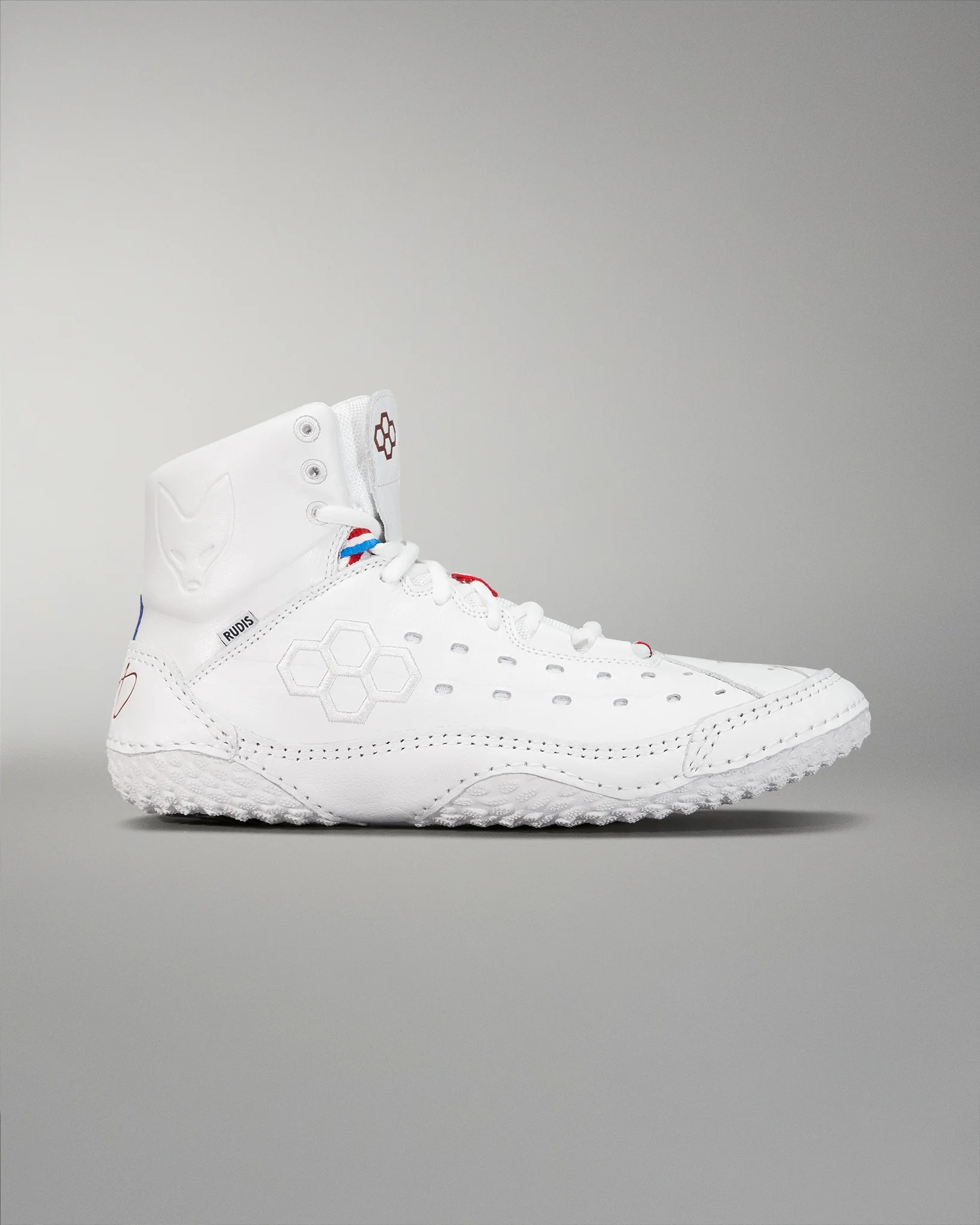 RUDIS SF-Tbilisi Adult Wrestling Shoes - White - Image 3