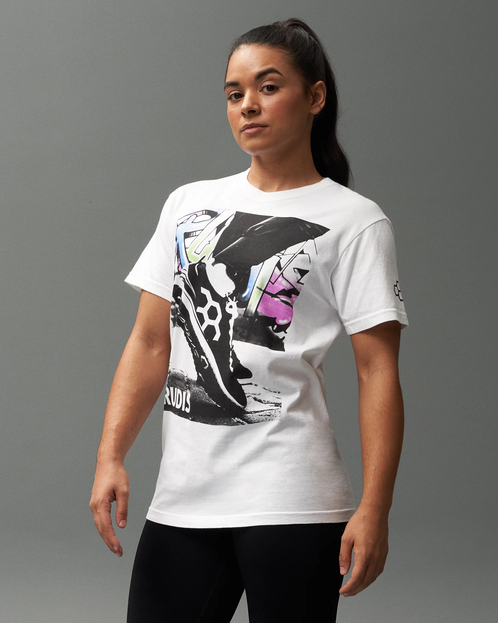 RUDIS Street Mural Heavyweight T-Shirt - Image 3