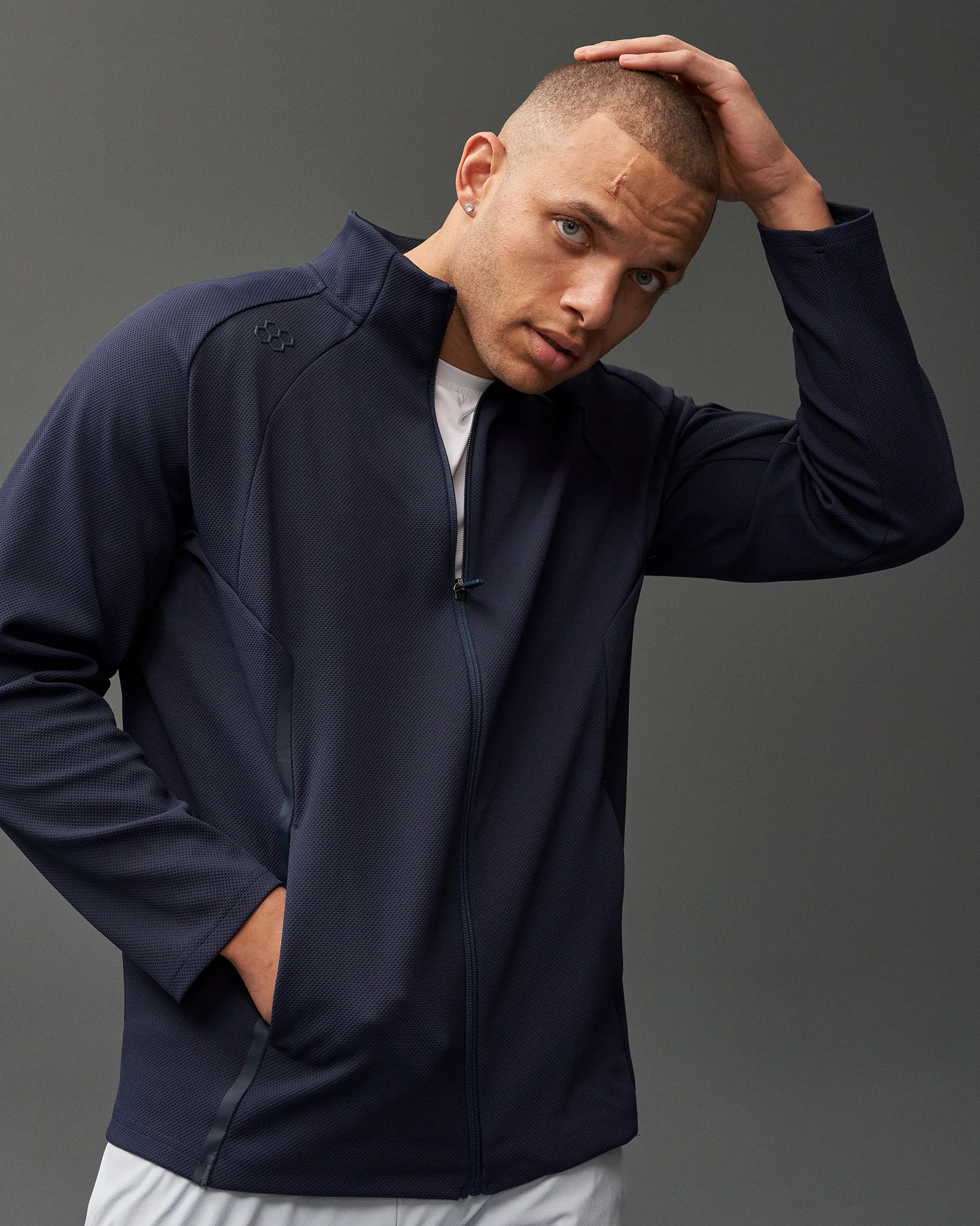 RUDIS TE Full Zip Jacket - Navy - Image 3