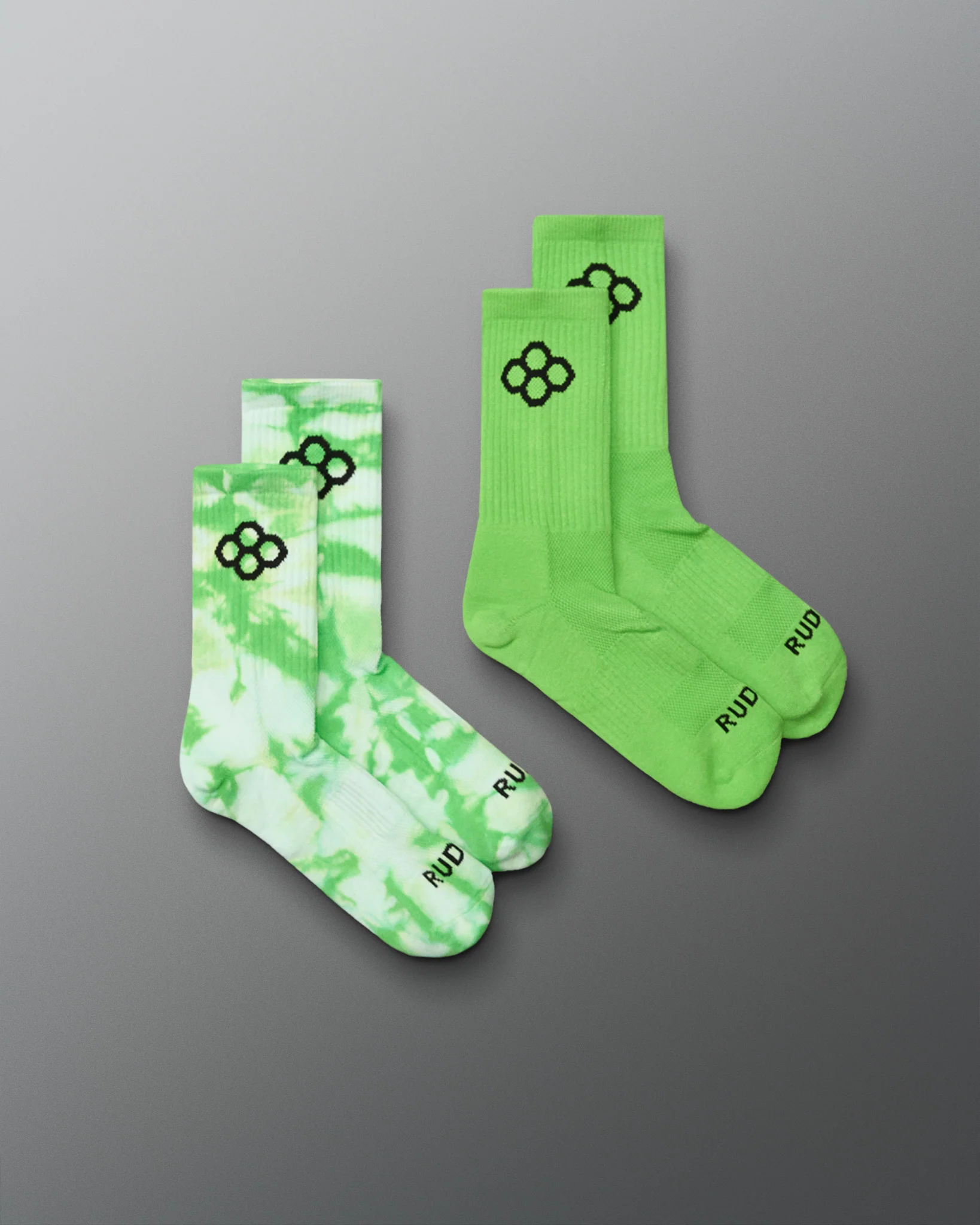 RUDIS Tie-Dye Essential Socks (2 Pair)