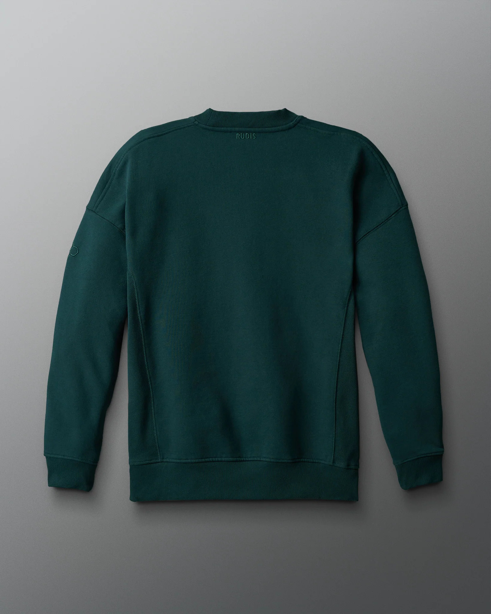 RUDIS Titan Heavyweight Fleece Crewneck - Eagle Green - Image 3