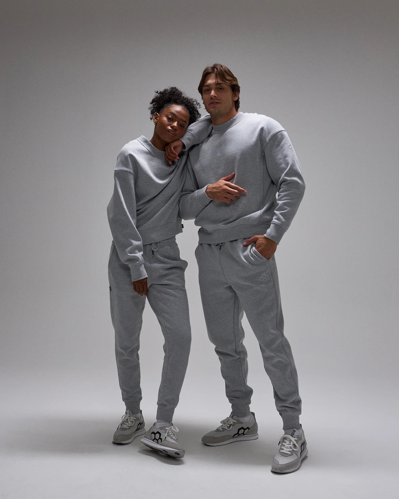 RUDIS Titan Heavyweight Fleece Crewneck - Athletic Gray - Image 2