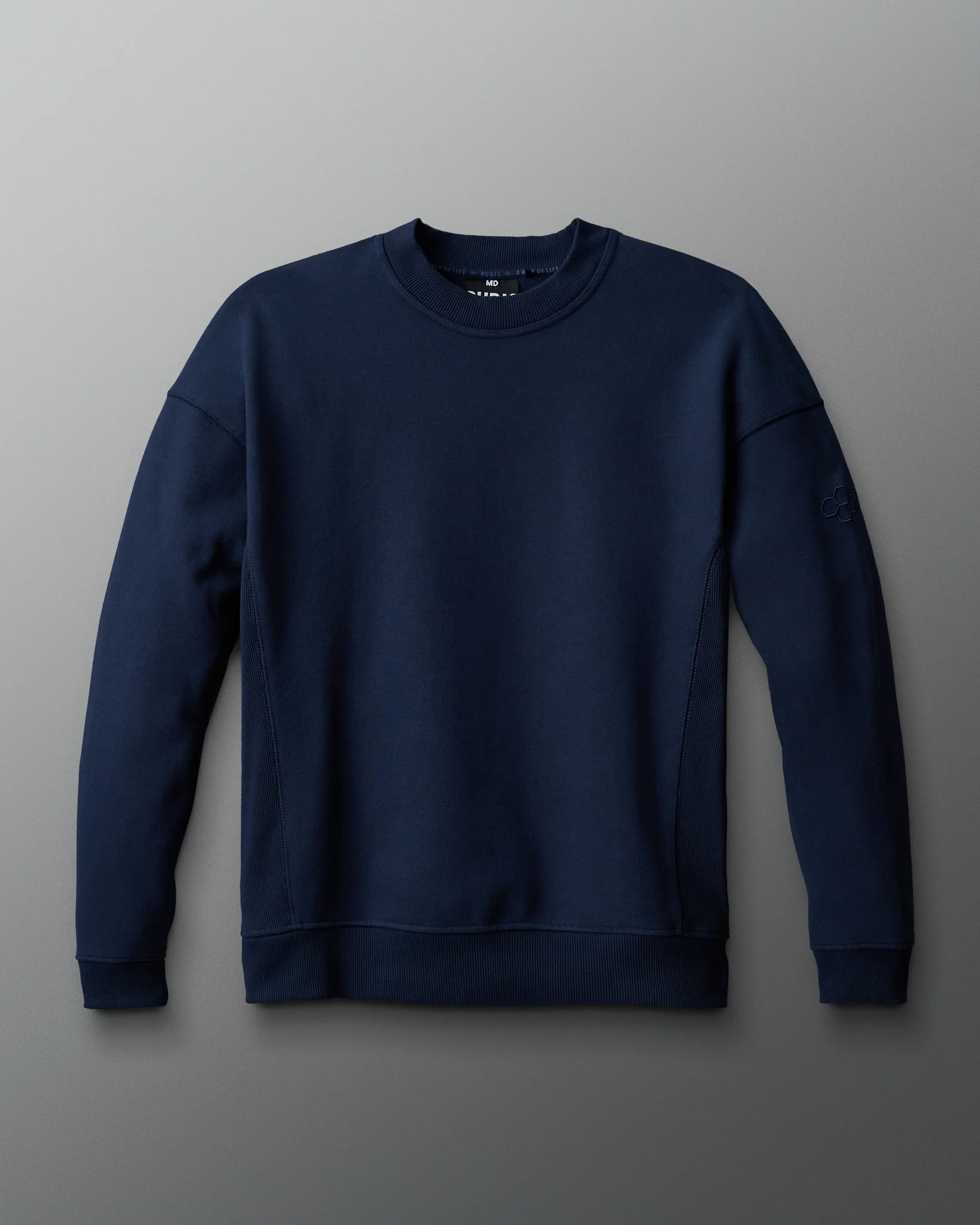 RUDIS Titan Heavyweight Fleece Crewneck - Navy - Image 2