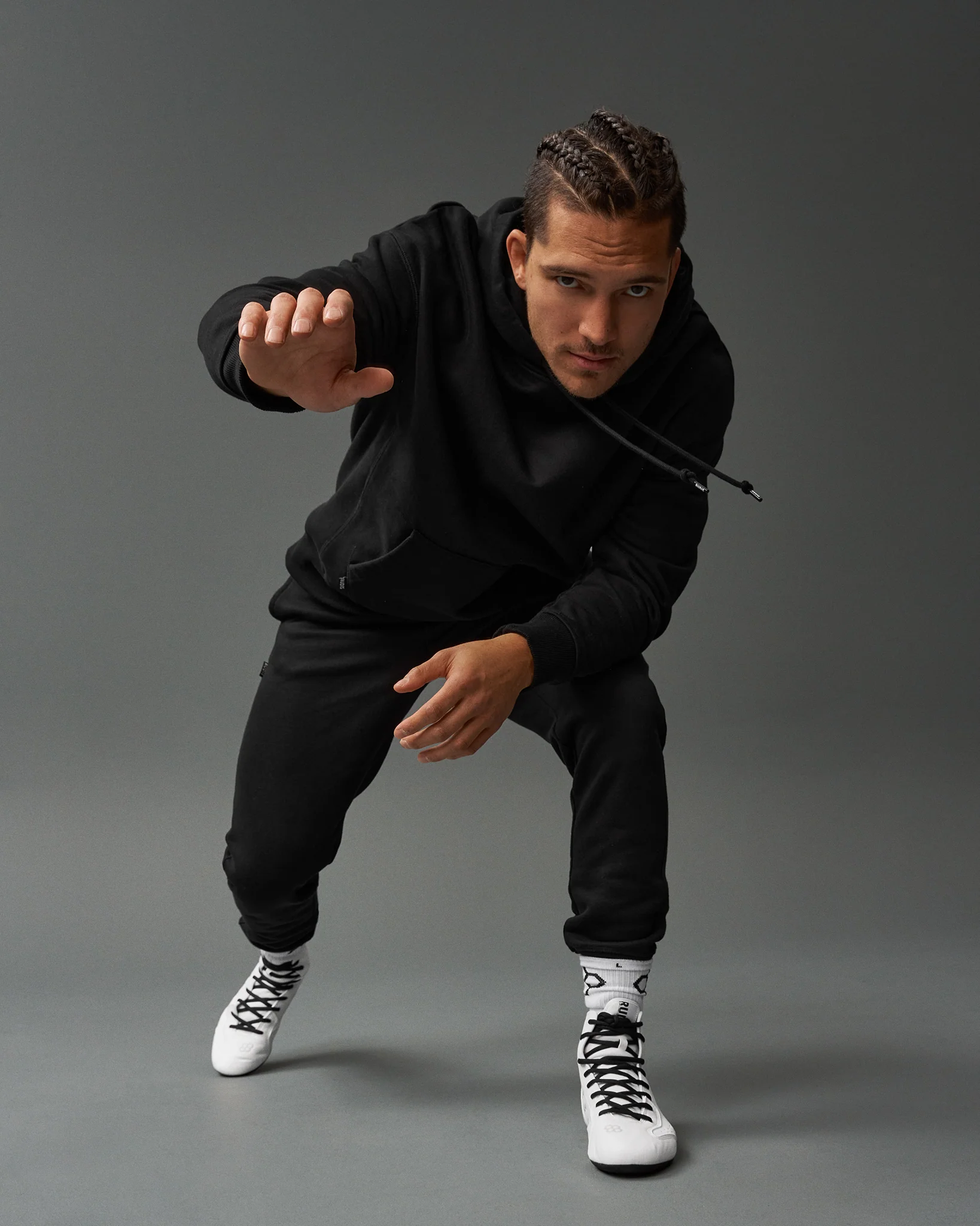 RUDIS Titan Heavyweight Fleece Hoodie - Black - Image 3