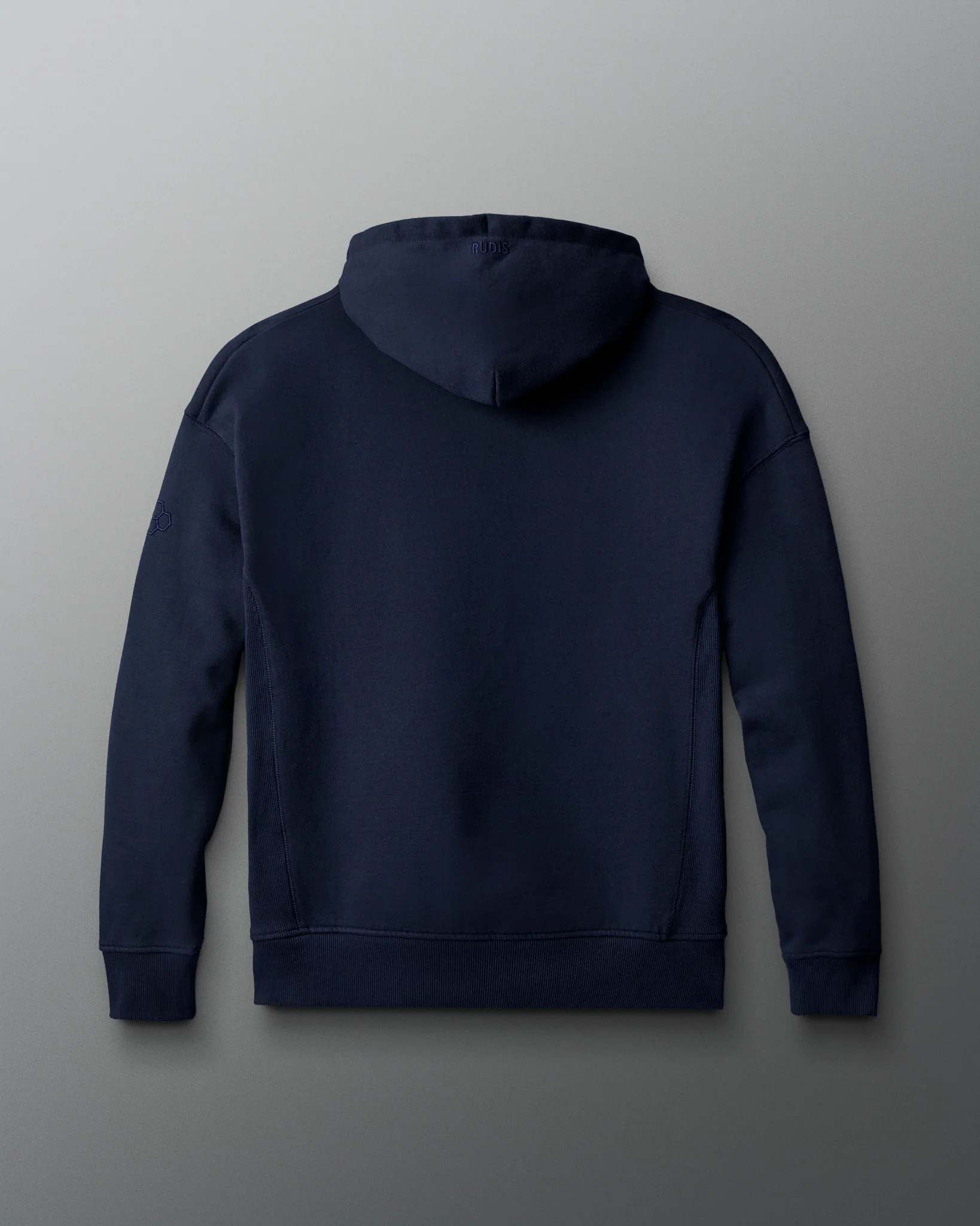 RUDIS Titan Heavyweight Fleece Hoodie - Navy - Image 4