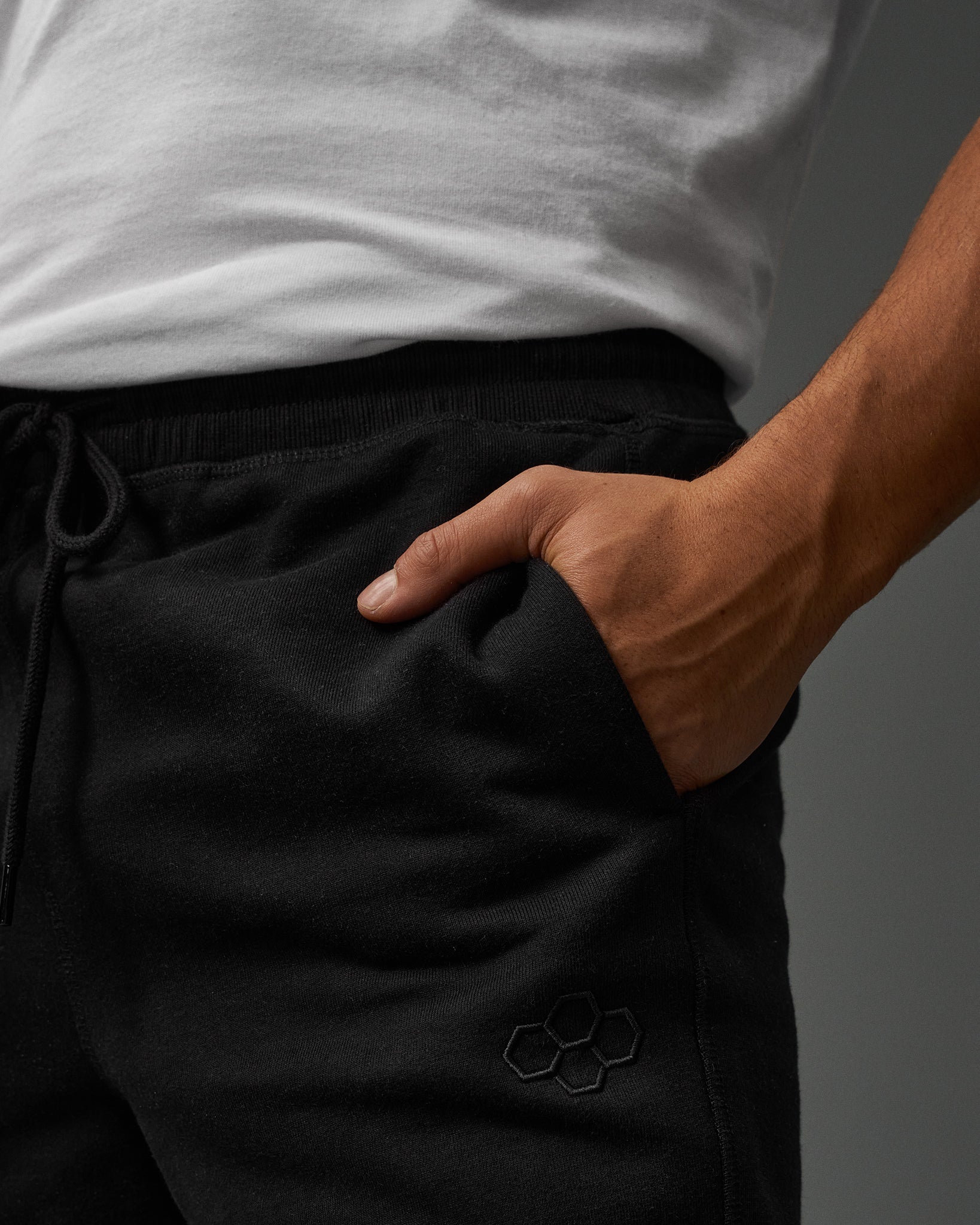RUDIS Titan Heavyweight Fleece Jogger - Black - Image 4