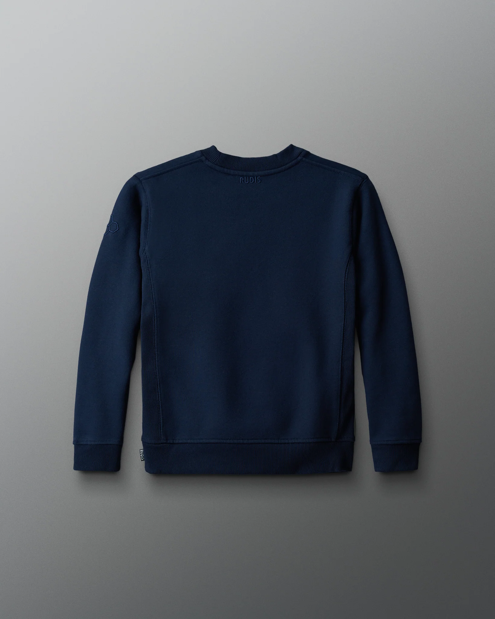 RUDIS Titan Heavyweight Fleece Youth Crewneck - Navy - Image 2